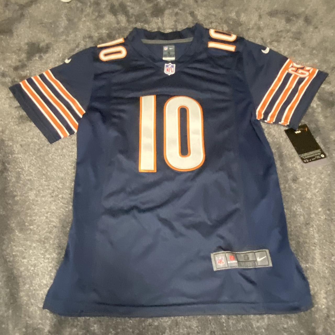 NFL Chicago Bears Mitch Trubisky 10 Nike Blue Jersey Youth S 8