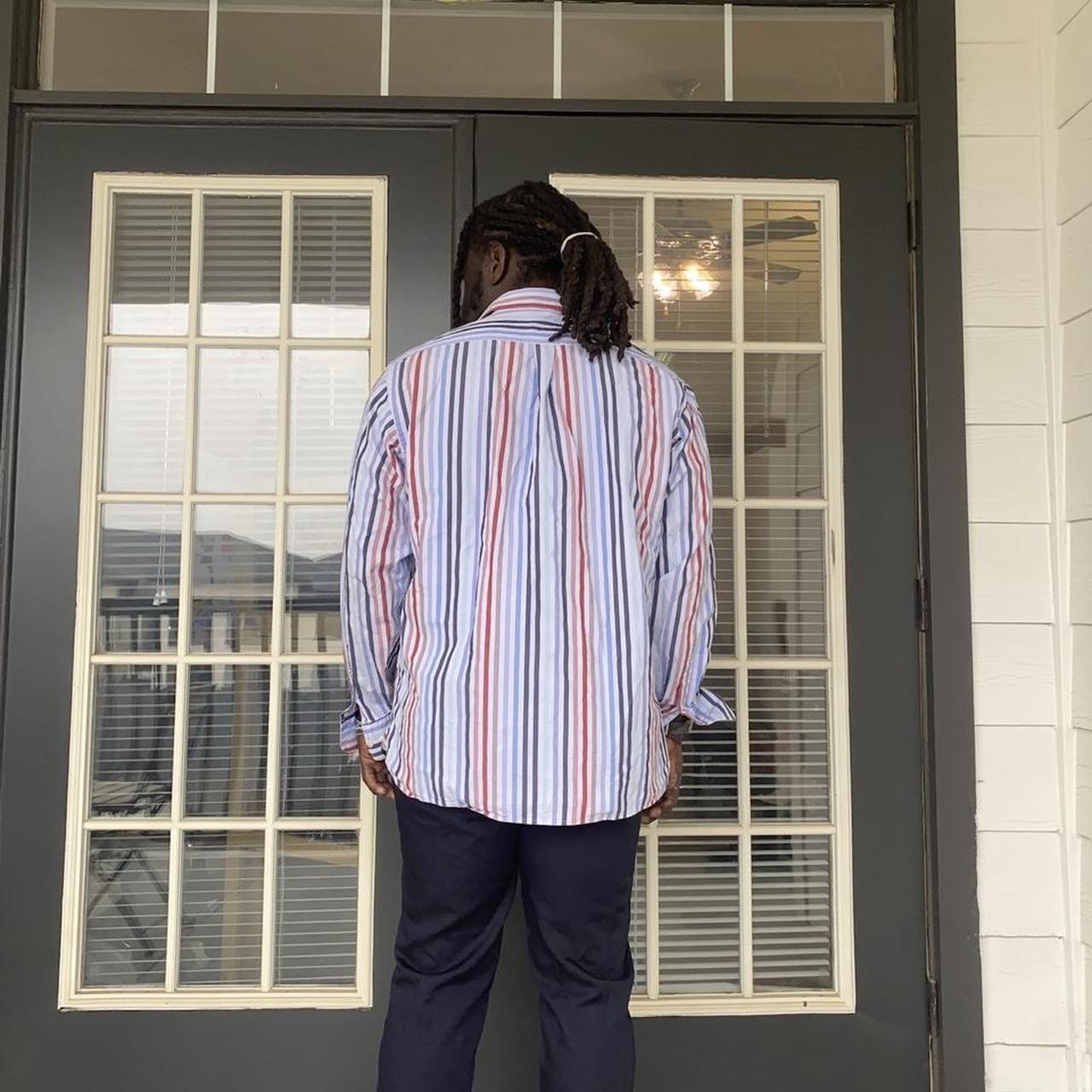 Vintage Gap Striped Button up shirt No major | Depop