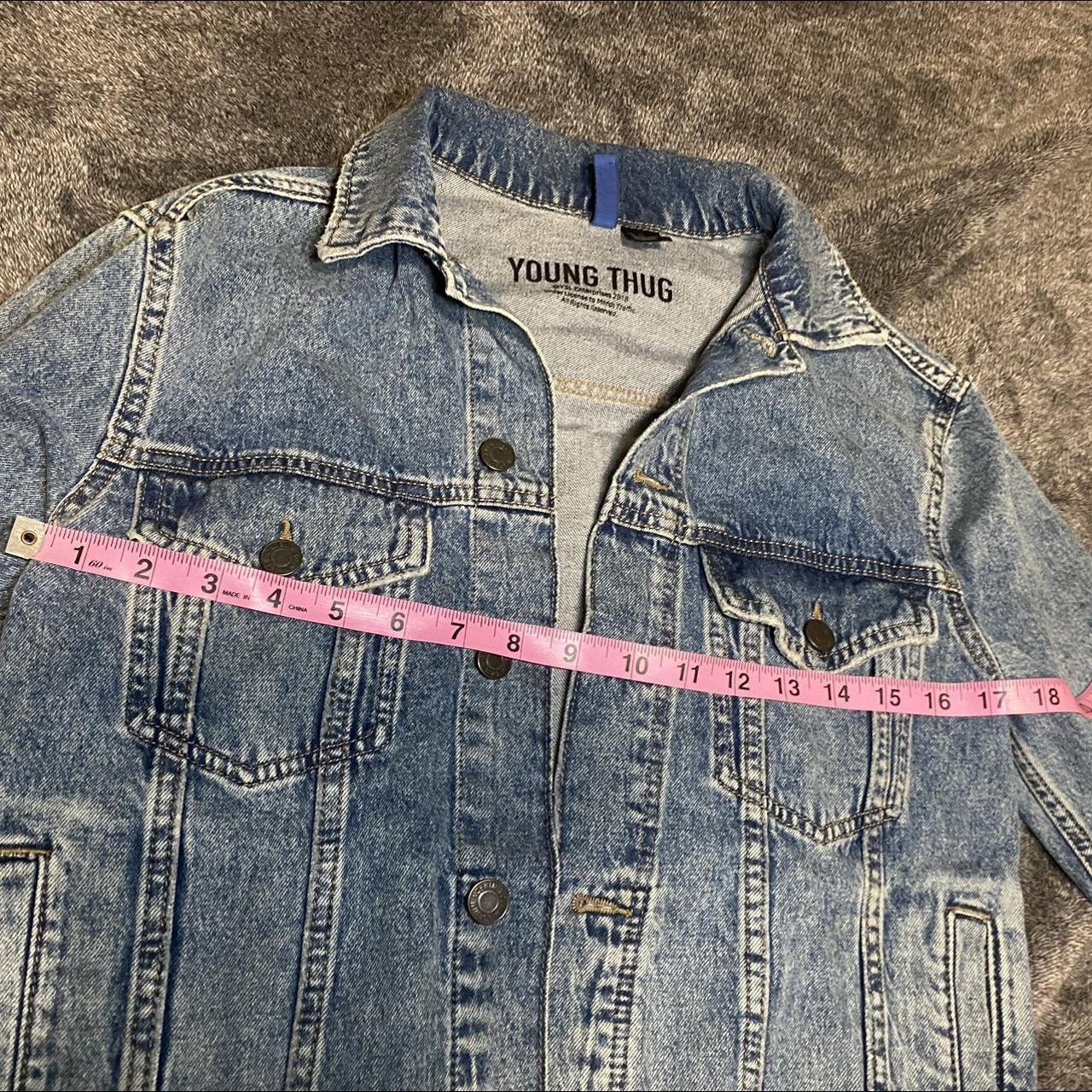 Young thug denim jacket fashion