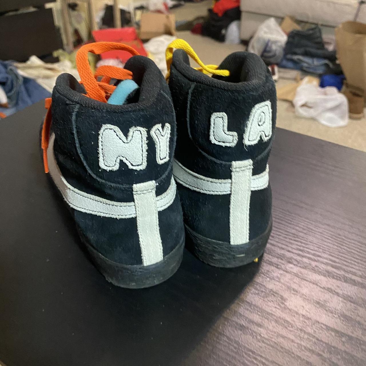 Nike Blazer Mid NY vs LA Sheck Wes Sneakers. Depop