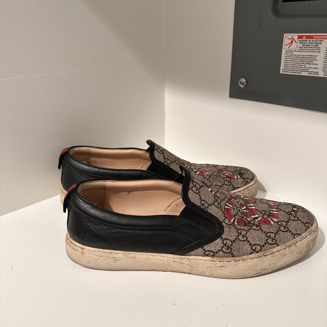 Gucci slip ons sales snake