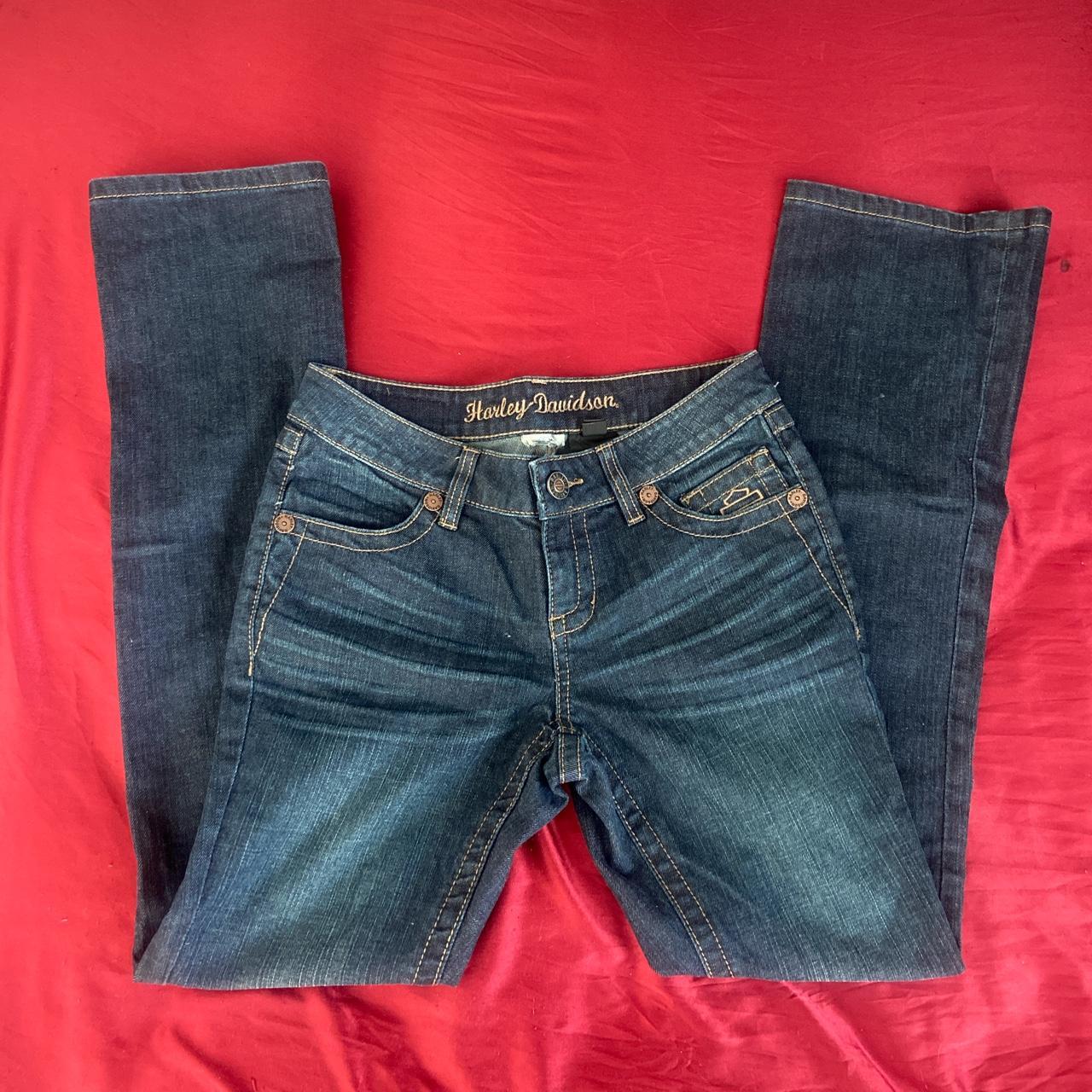 Harley Davidson Women's Jeans Depop