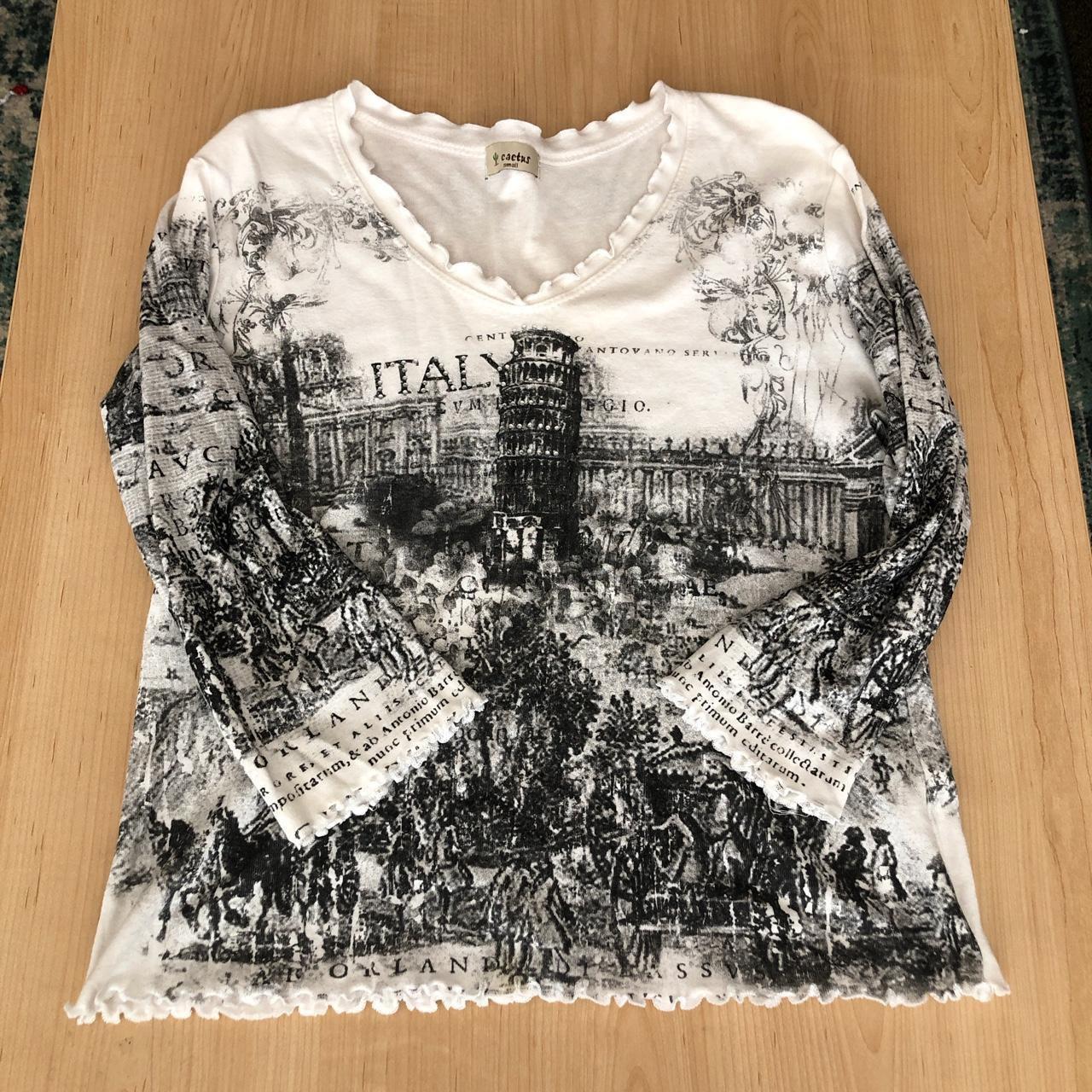 Cactus Plant Flea Market Women's White and Black T-shirt