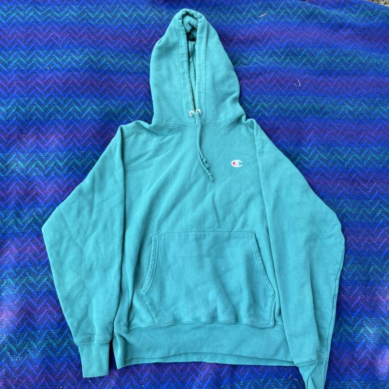 Champion hoodie turquoise hotsell