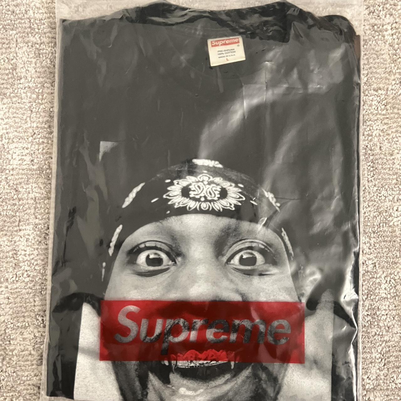 SUPREME NYC 2005 'RZA' Tee LARGE BLACK Used but in... - Depop