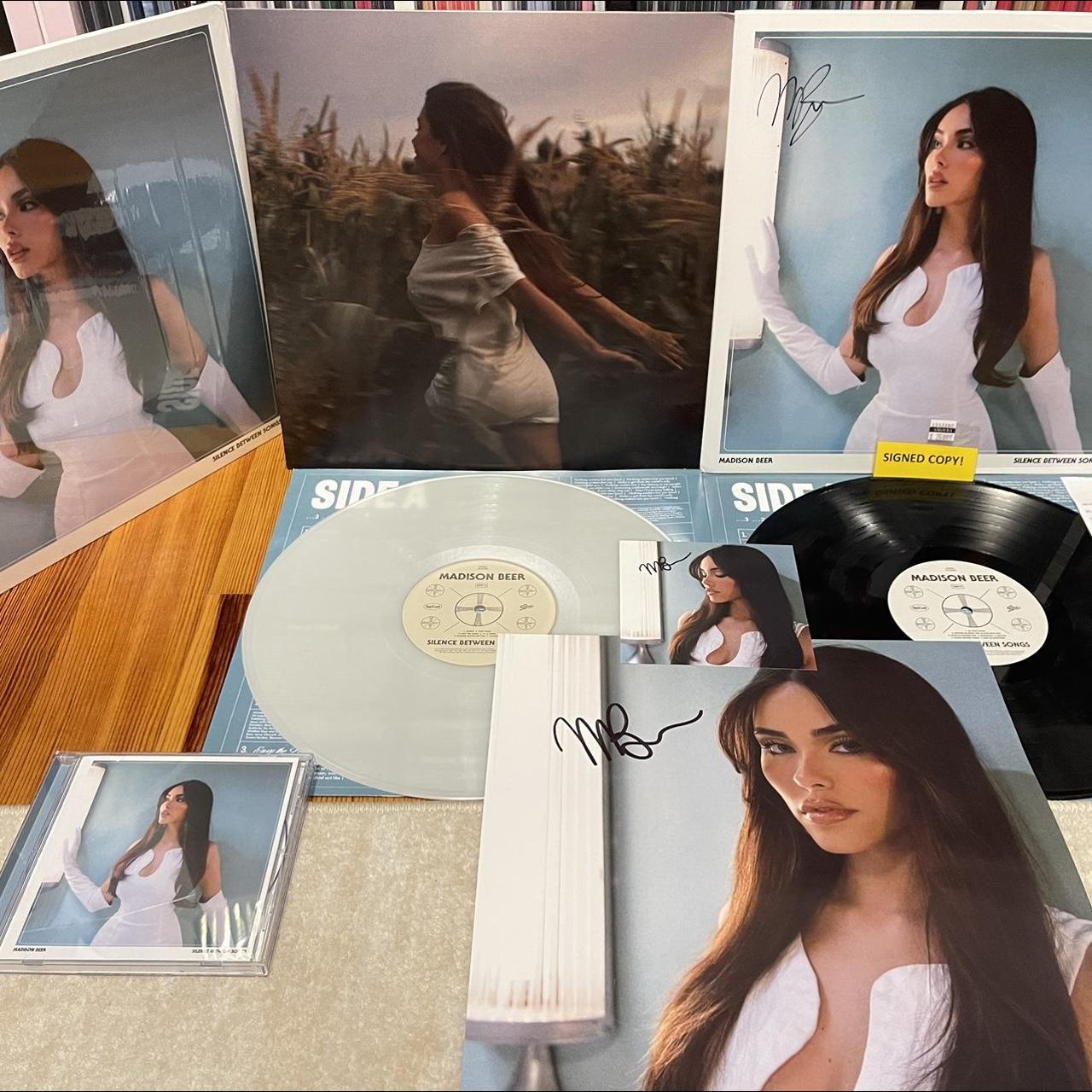 Madison Beer Silence Between Songs Signed Vinyl And Cd Depop