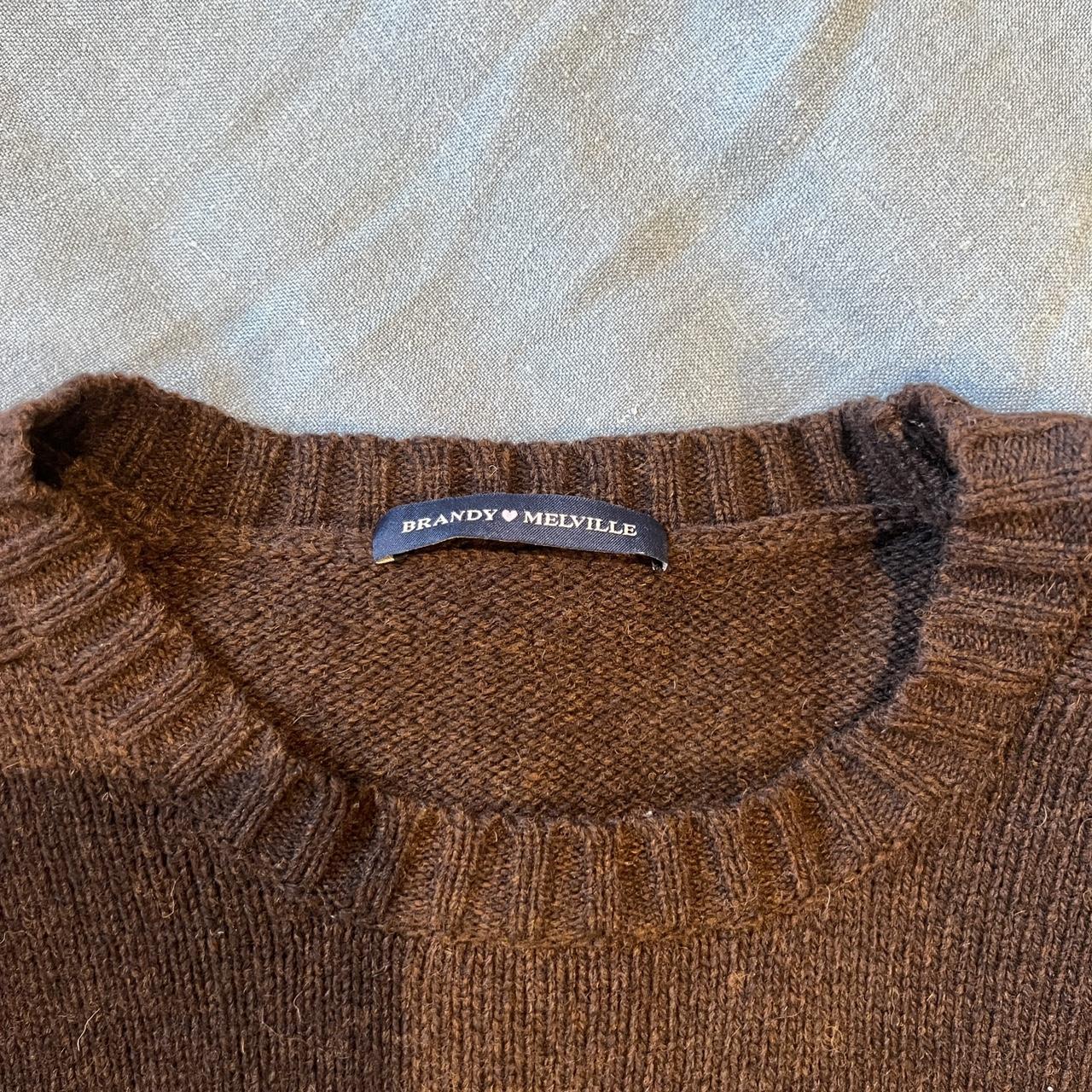 Brown Brandy Melville sweater! ~in great - Depop