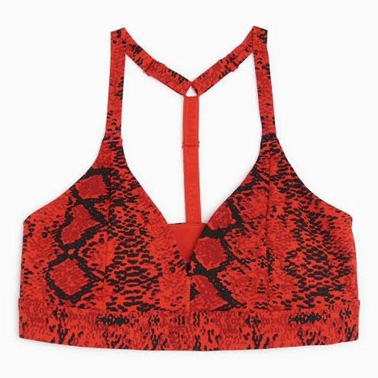 IVY PARK x ADIDAS IVY HEART - Snakeskin Triangle BRA newest TOP XL