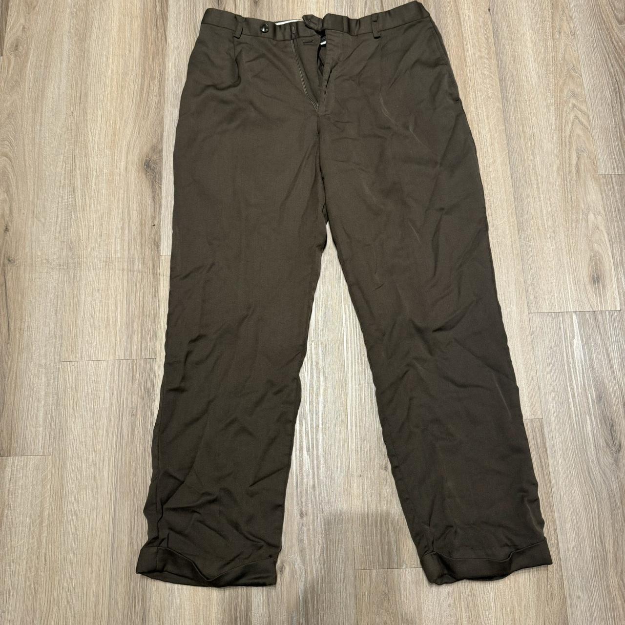 Dark brown work pants Sized 28 x 30 SAME DAY SHIPPING Depop