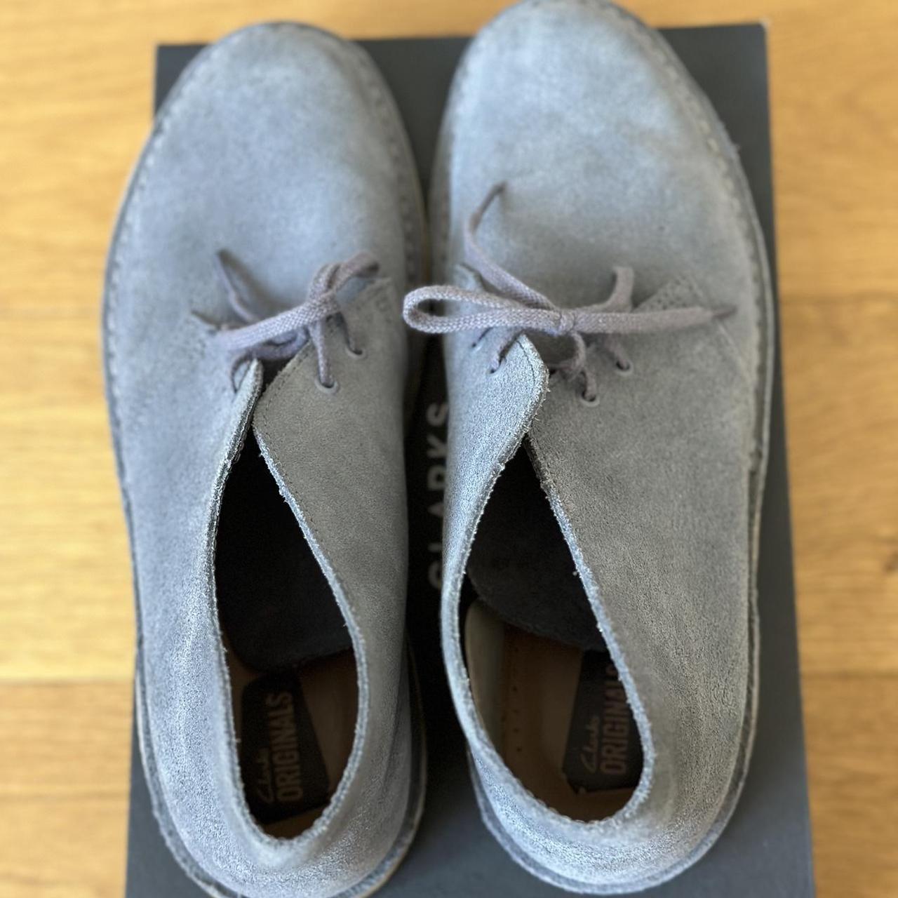 Clarks Originals Desert Boots Wolf Grey Uk 8 Used a... - Depop