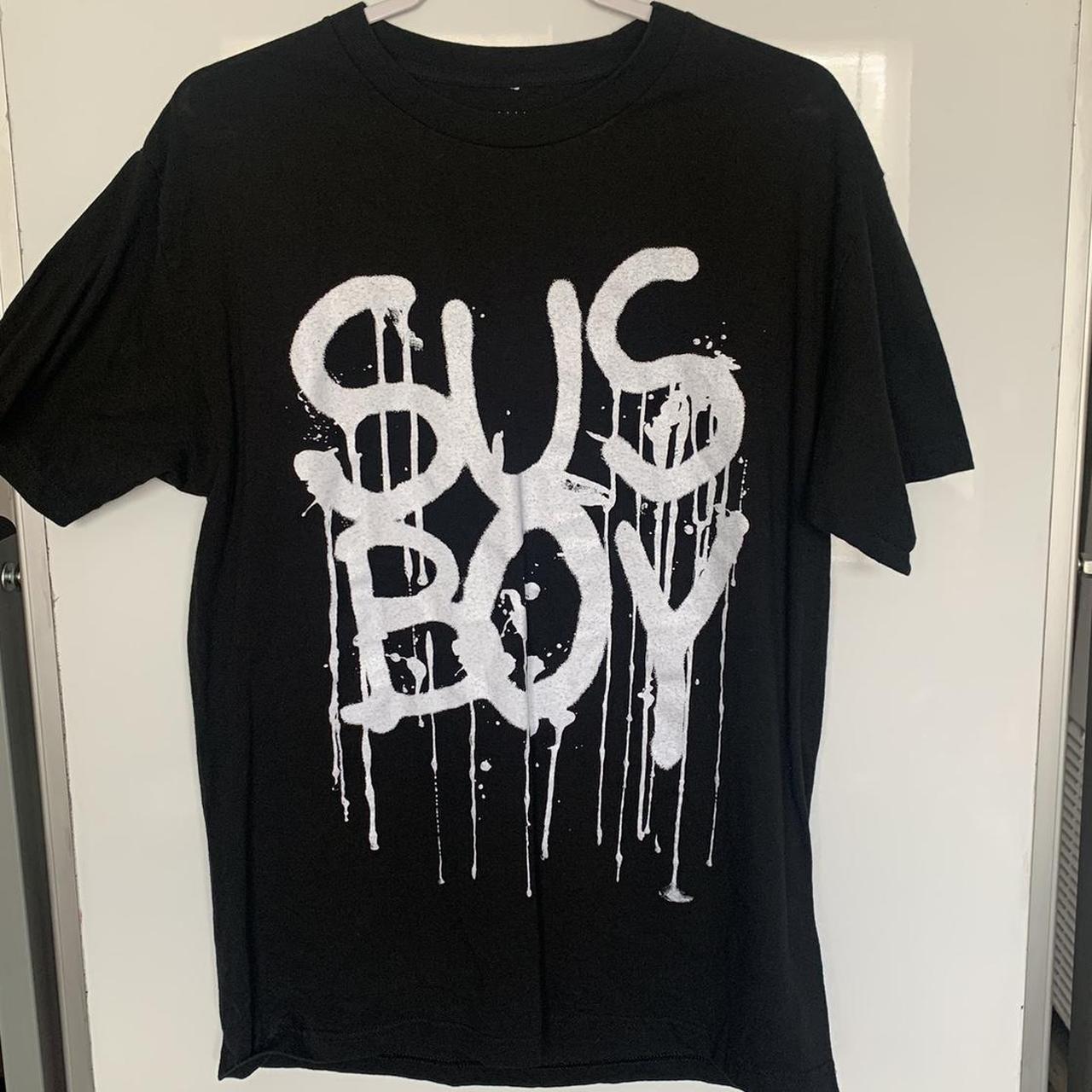 SUSBOY t-shirt size Lg. imperfections show in last...