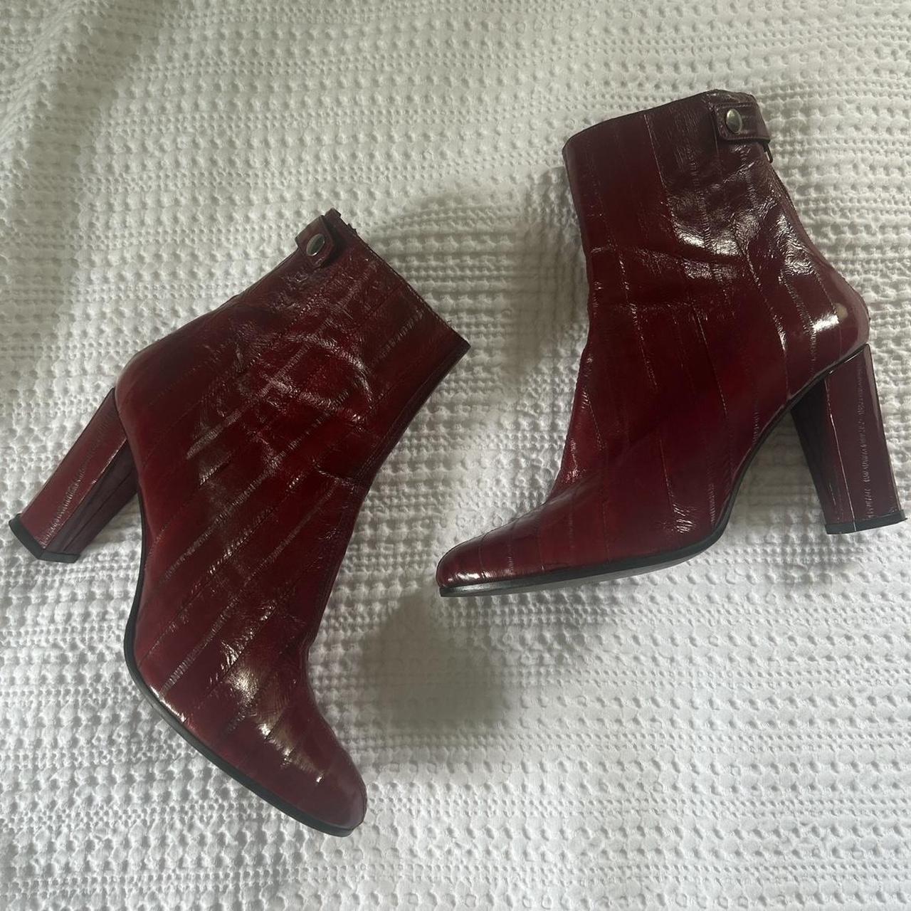 Steve Madden Women's Ankle Boots - Red/Burgundy - US 8 – Moving back to Paris so must sell …