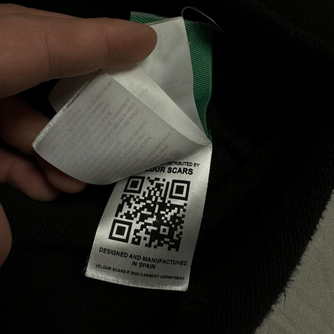 Velour Scars Dessert Dweller Hoodie Black Con Depop