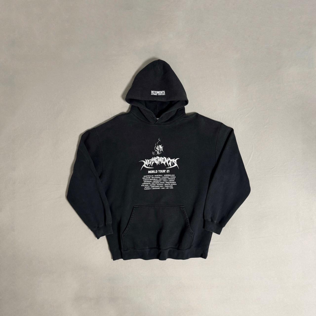 Vetements Tour Hoodie AW21 Size: L Condition | Depop