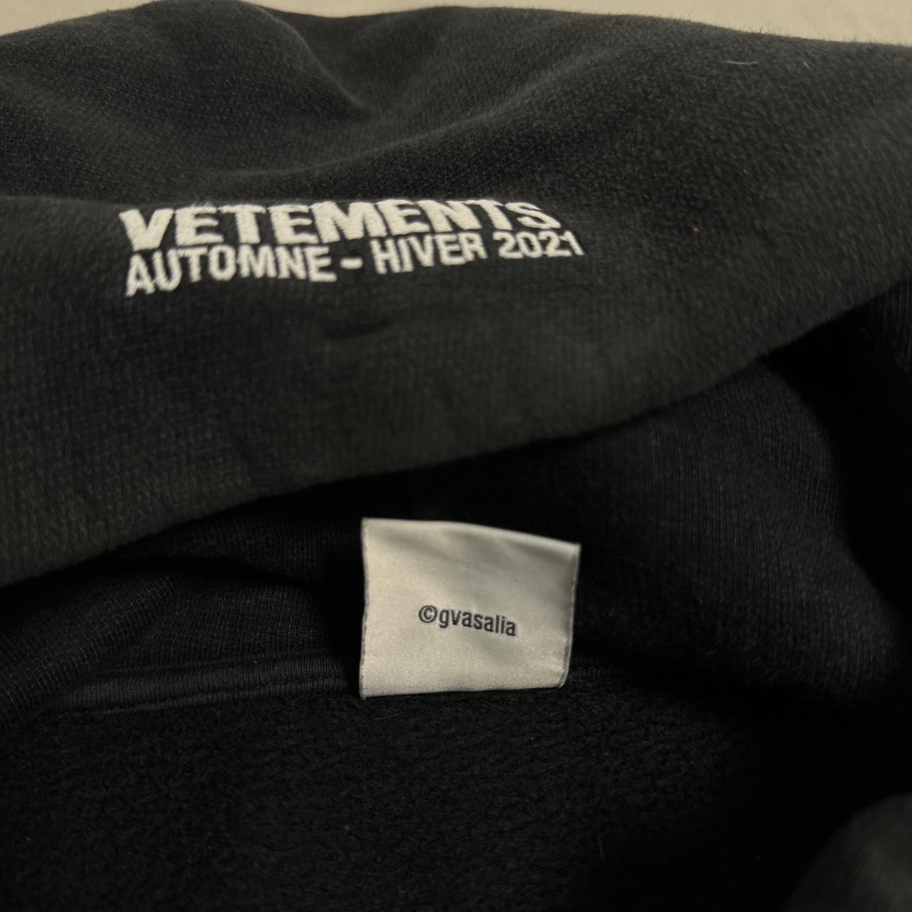 Vetements Tour Hoodie AW21 Size: L Depop
