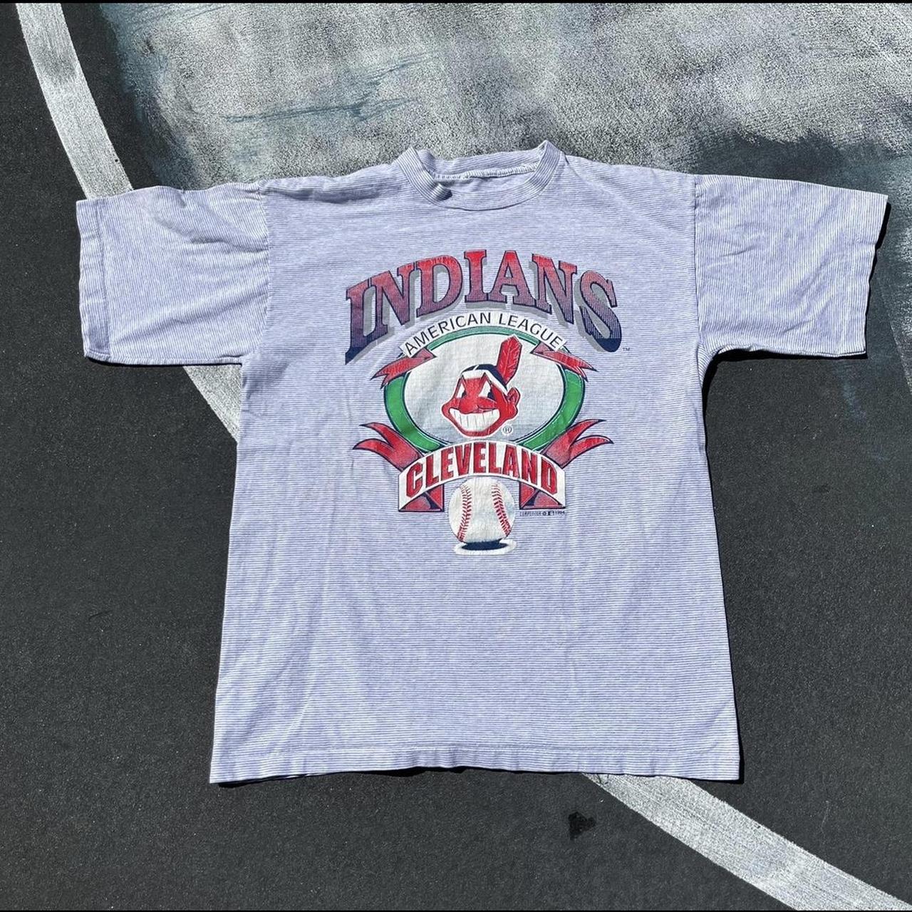 Vintage Cleveland Indians MLB shirt Short - Depop