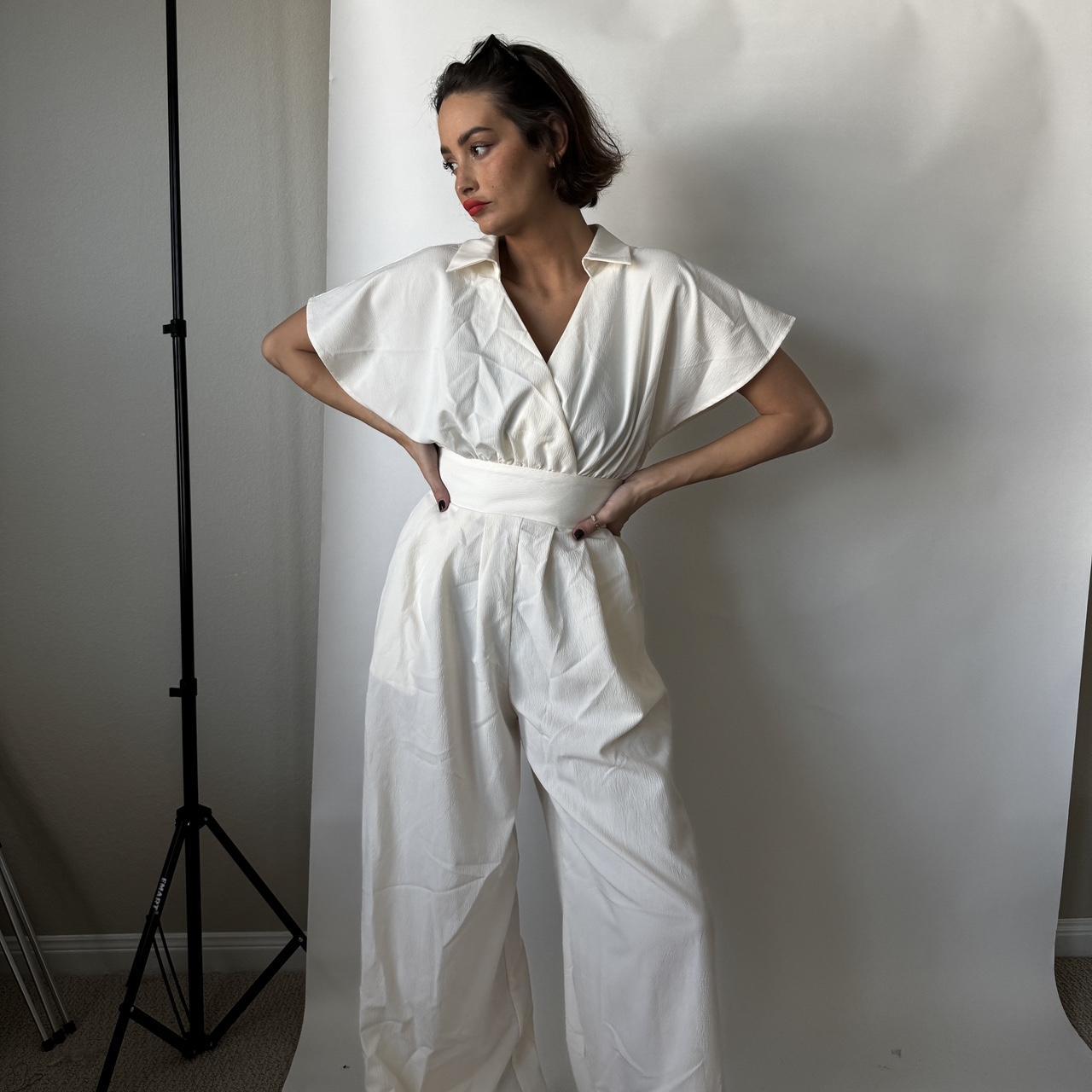 cider white one piece jumpsuit (sorry didn’t... Depop