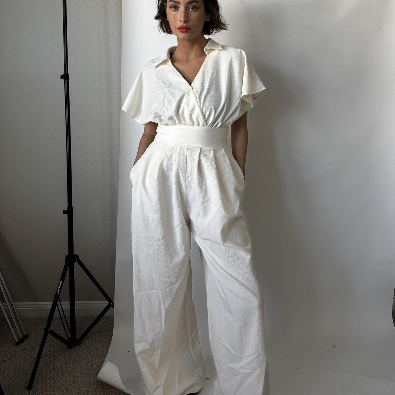 cider white one piece jumpsuit (sorry didn’t... Depop