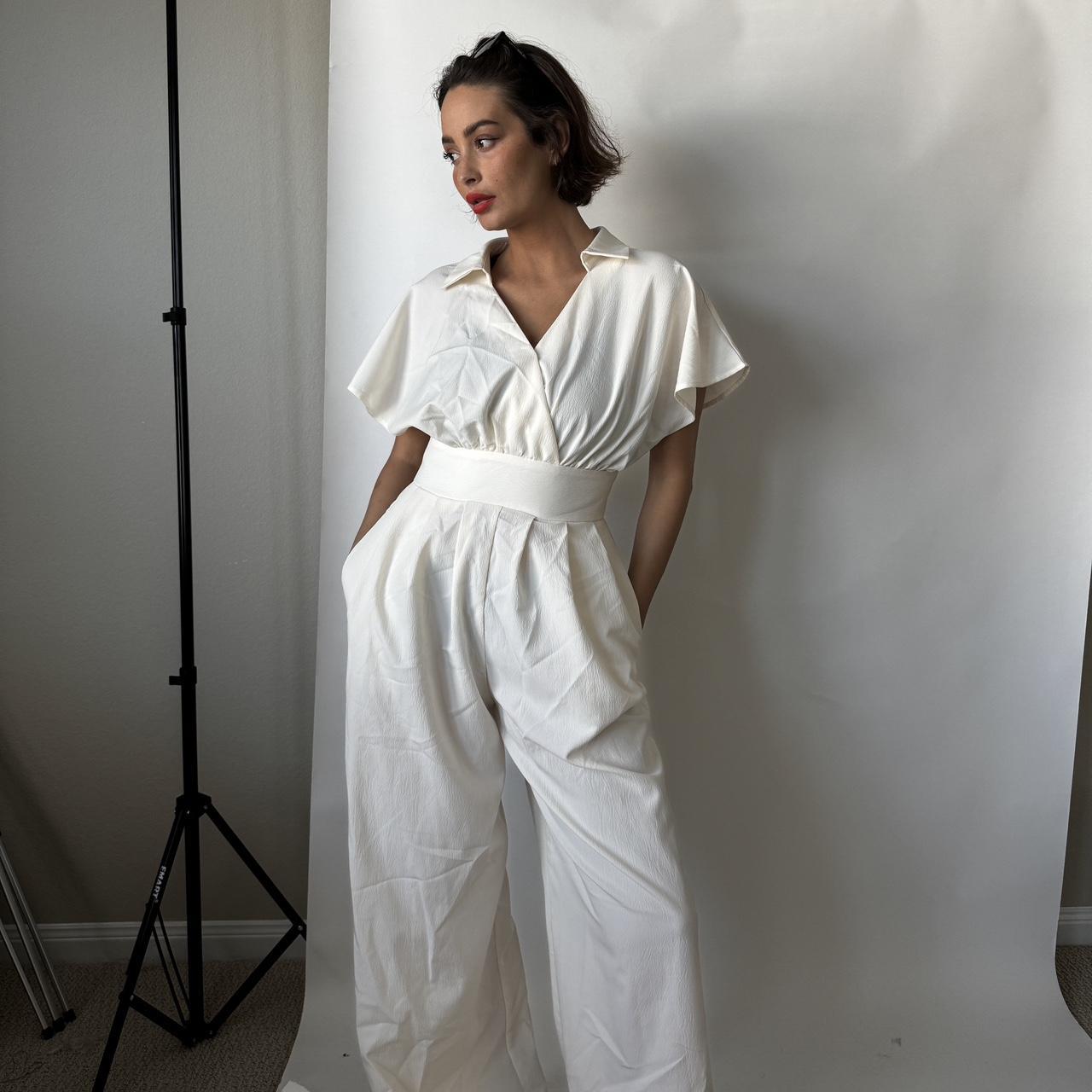cider white one piece jumpsuit (sorry didn’t... Depop