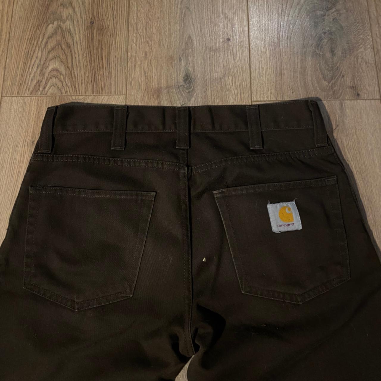 Brown Carharrt trousers 31 X 34 Good condition, few... - Depop