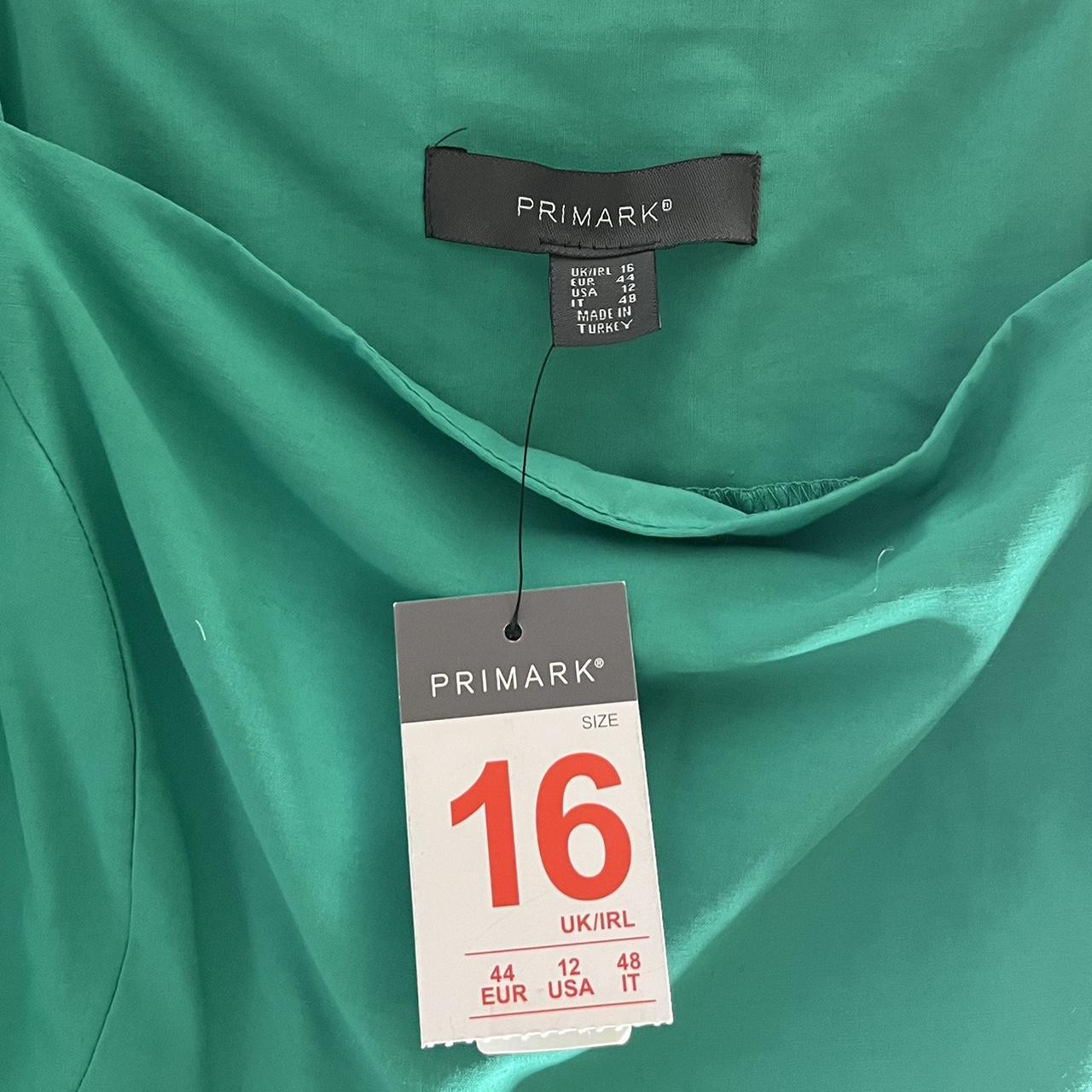 Green tiered maxi dress Uk size 16 Primark Perfect... Depop