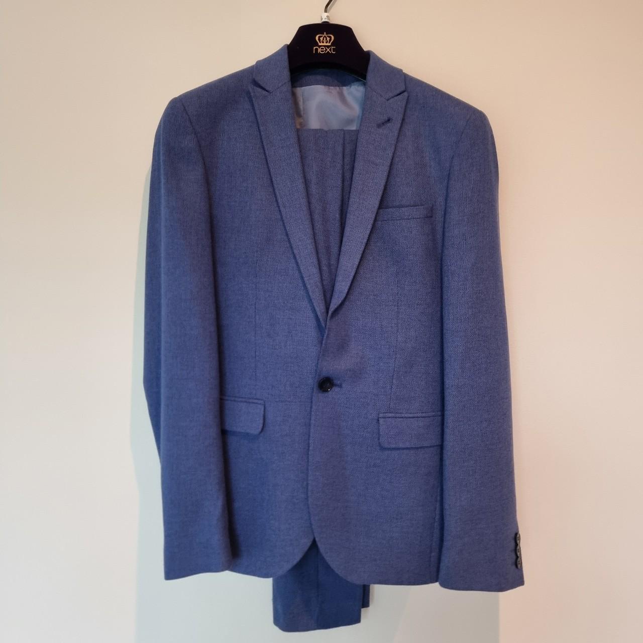 ASOS Men's Blue Suit Depop