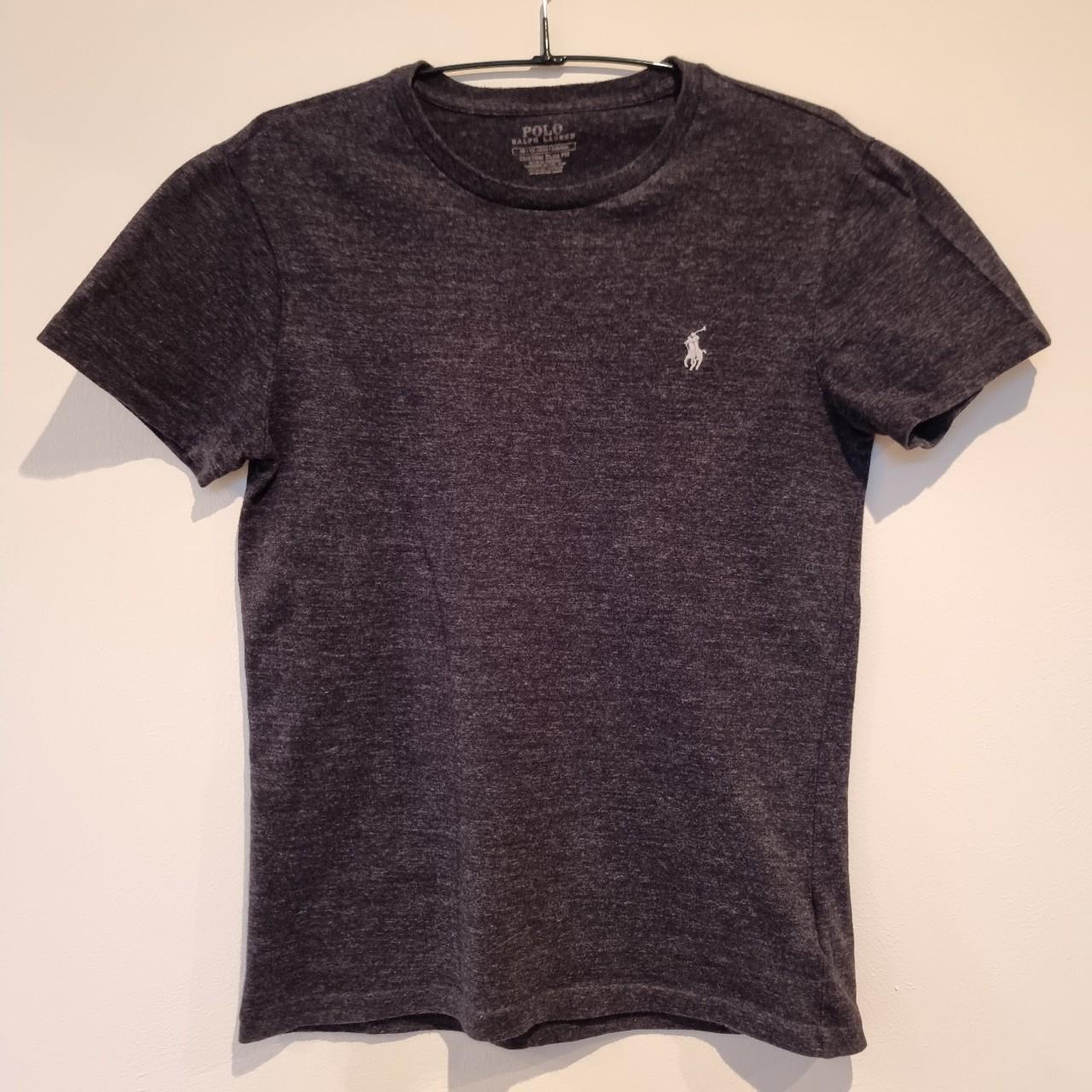 Ralph Lauren Men's Grey T-shirt | Depop