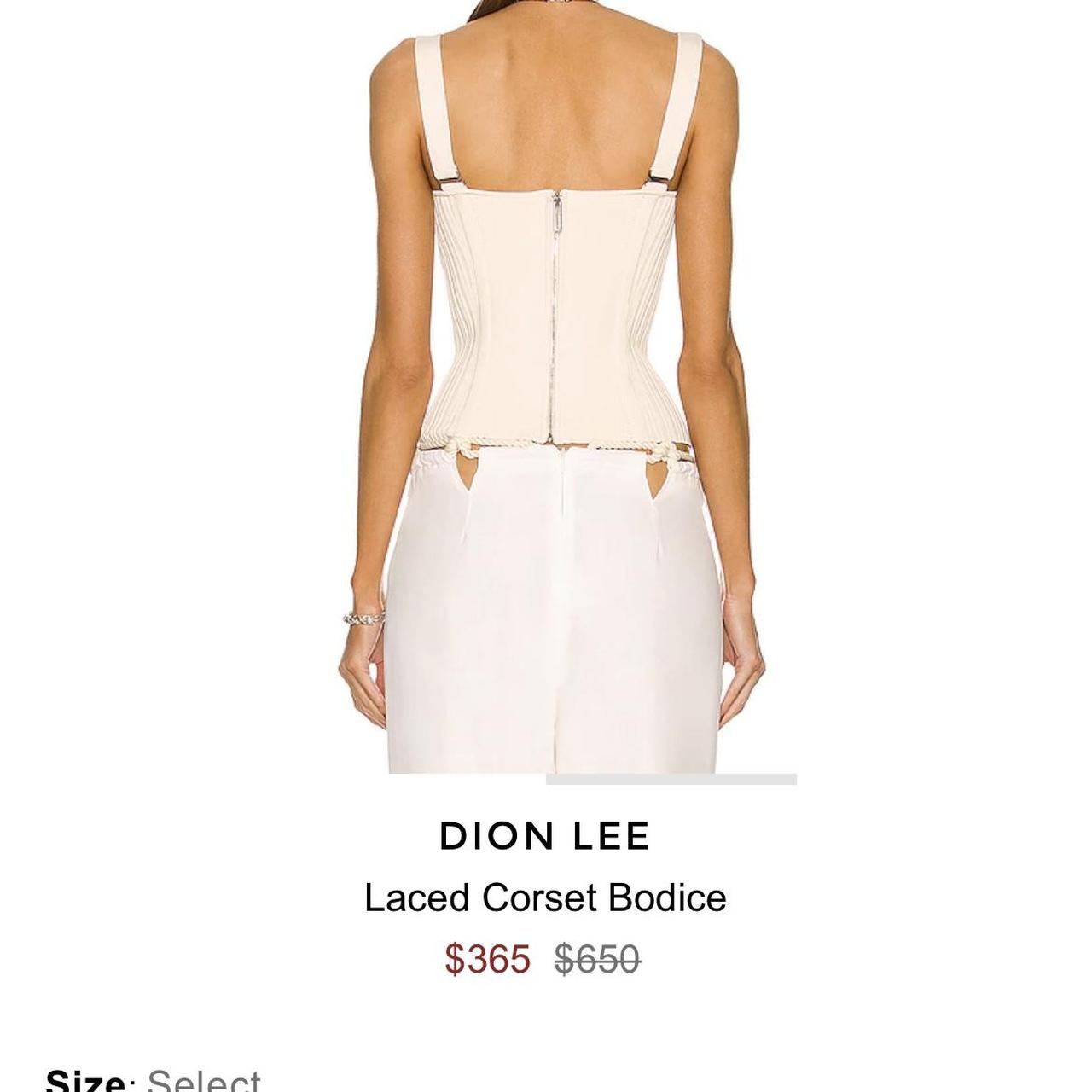 Dion Lee Women's Cream and White Corset (3)