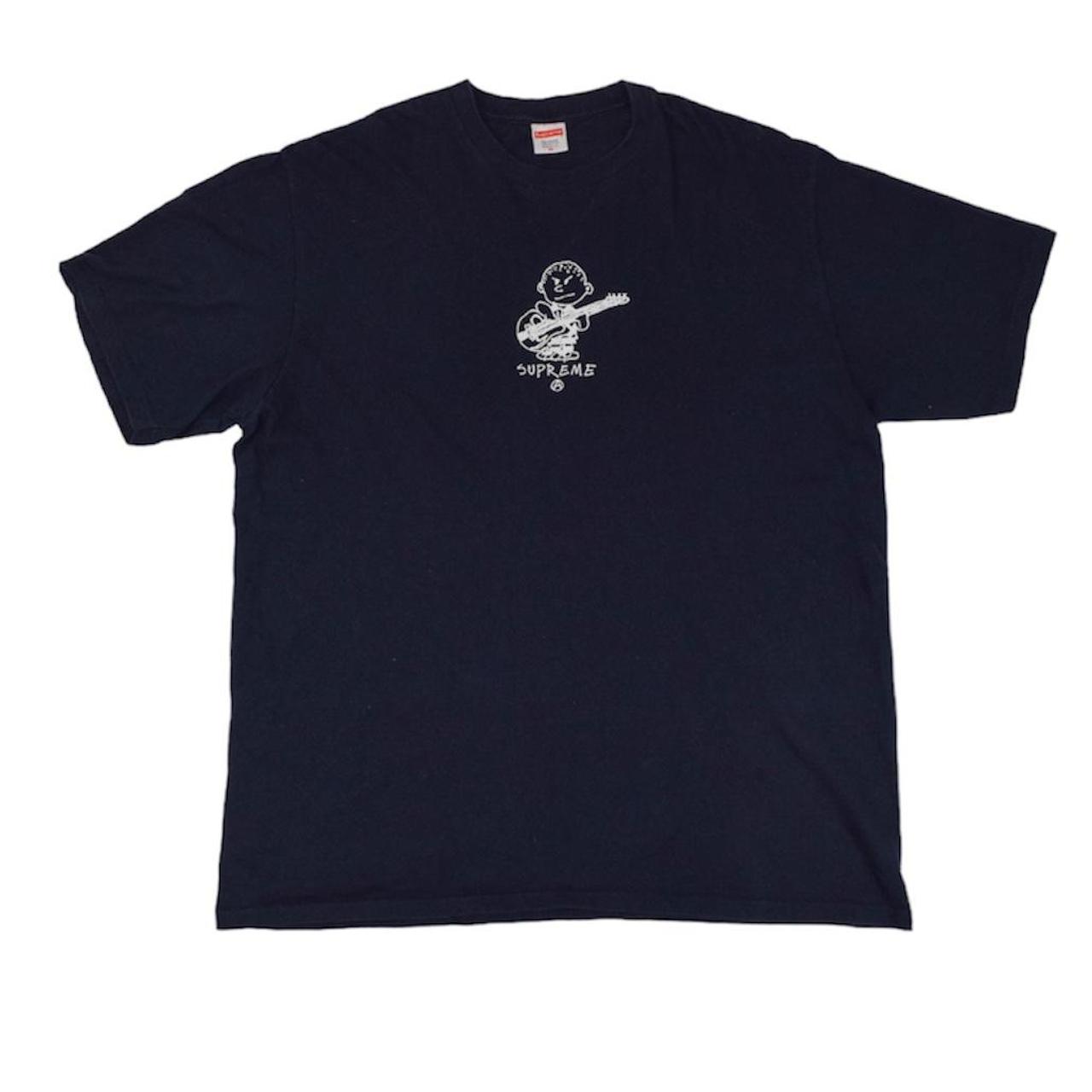 【Supreme】First Printed Graphic T-Shirt★Navy★24SS★ Supreme x Nike Mesh S/S Shirt SS24 Black White Navy Red