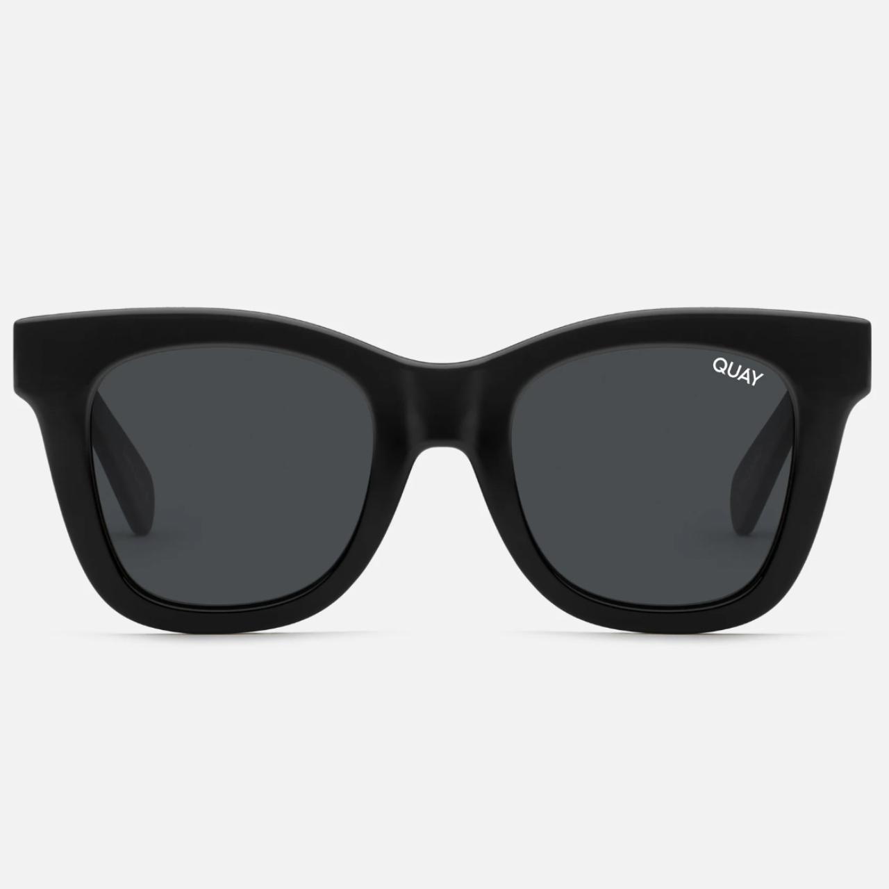 after hours Quay sunglasses, oversized, matte black... Depop