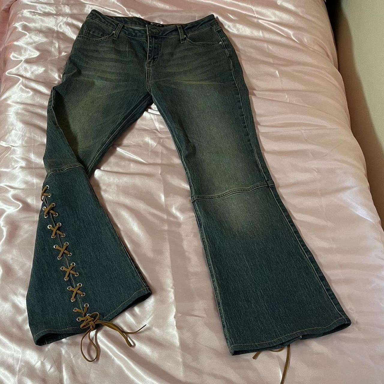 Dolls Kill Women's Blue Jeans | Depop