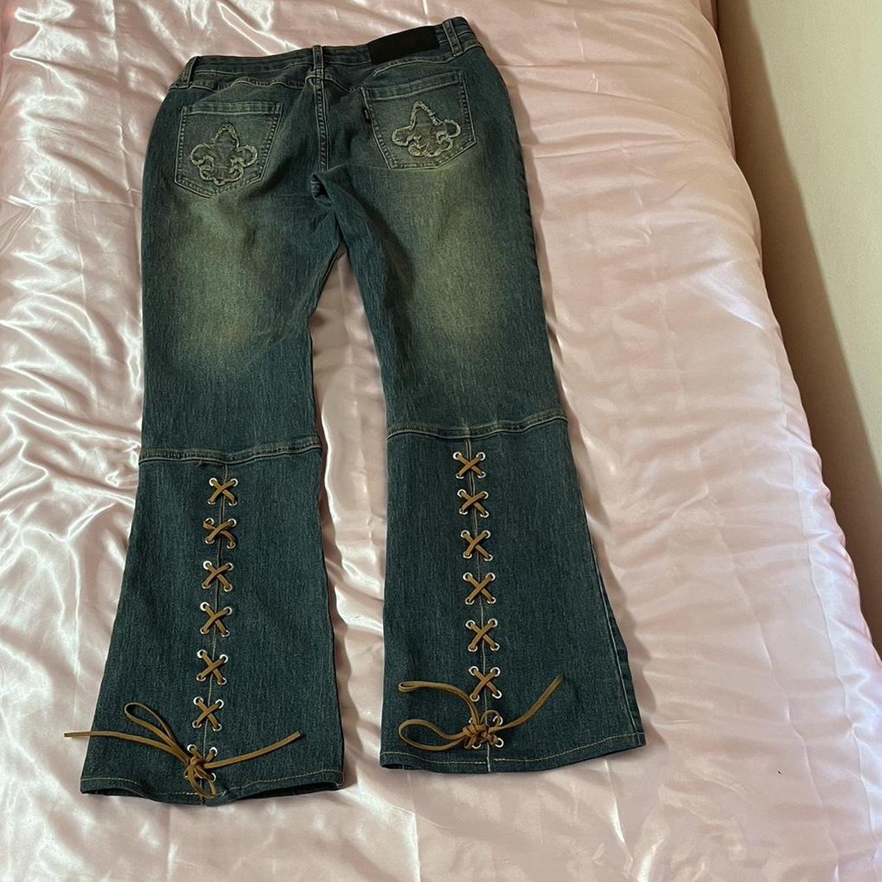 Dolls Kill Women's Blue Jeans Depop