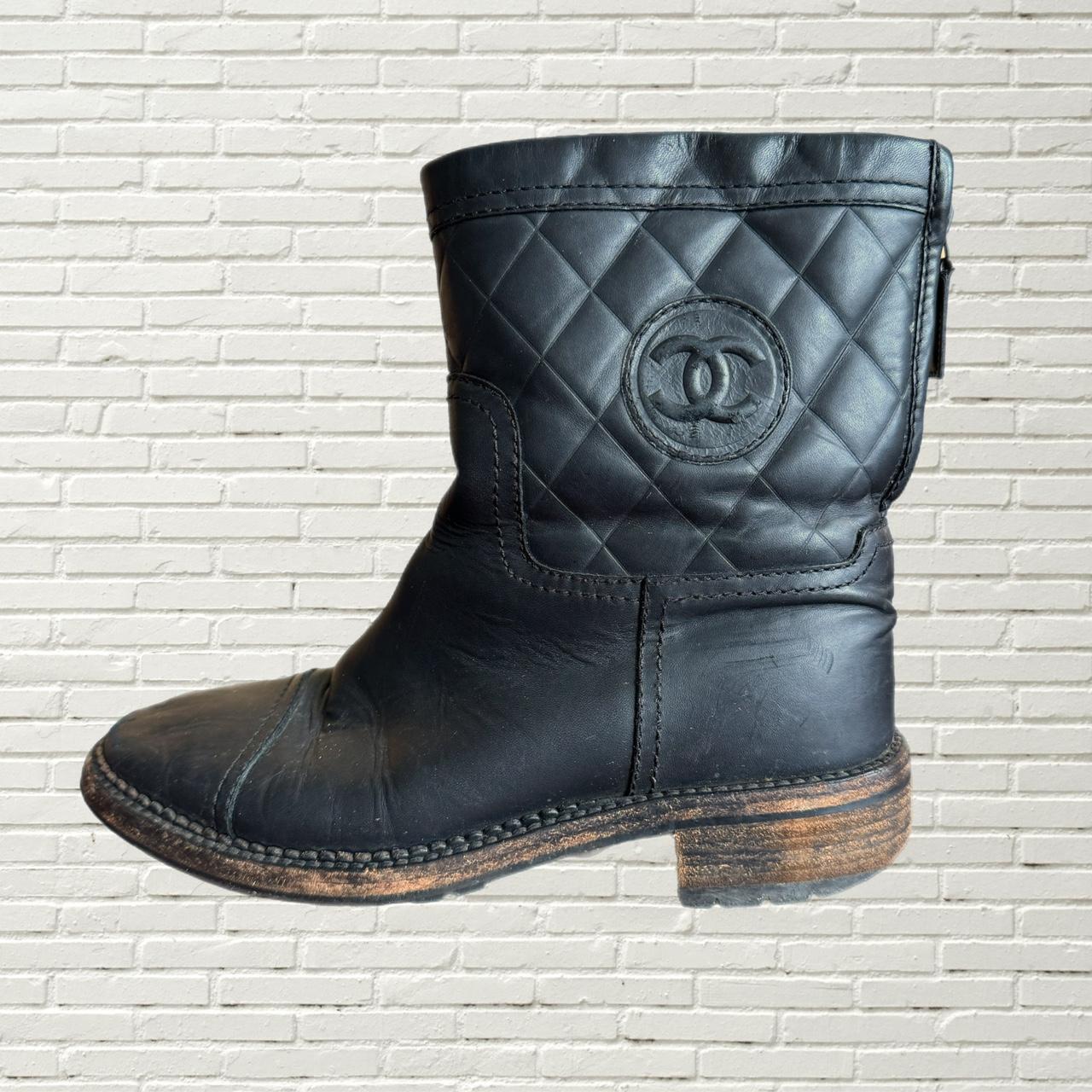 Chanel shops Moto Boots