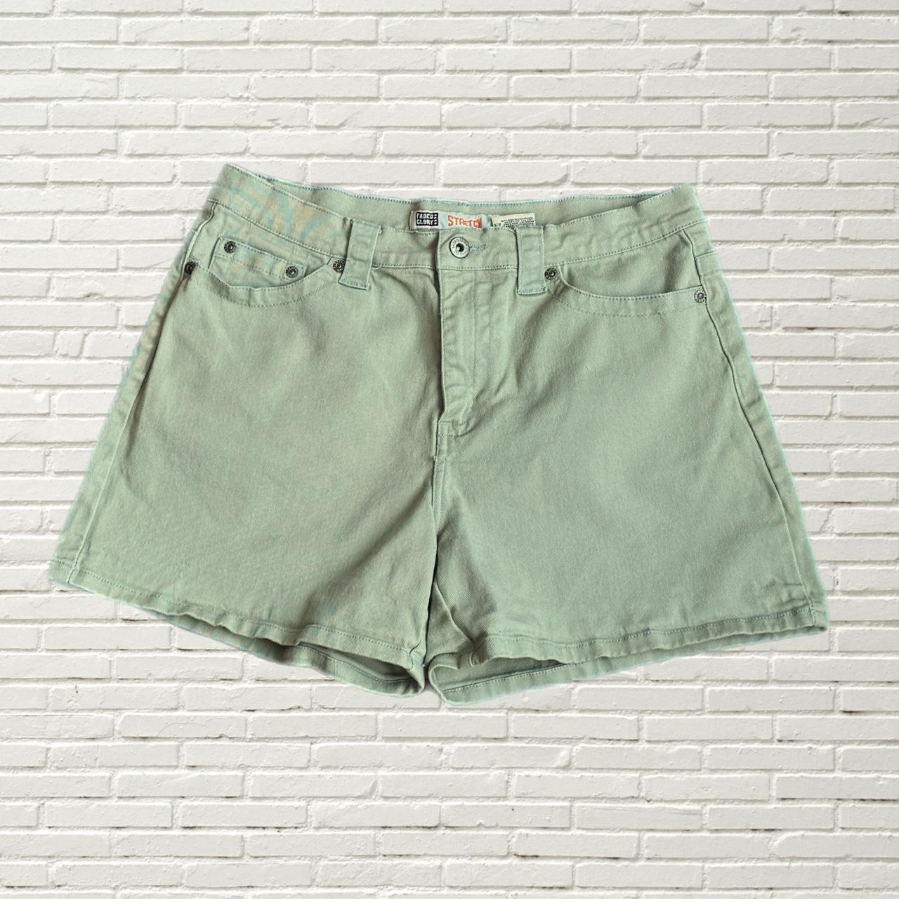 Faded Glory Women's Shorts Green S – Vintage 90s Y2K Green - Main Image