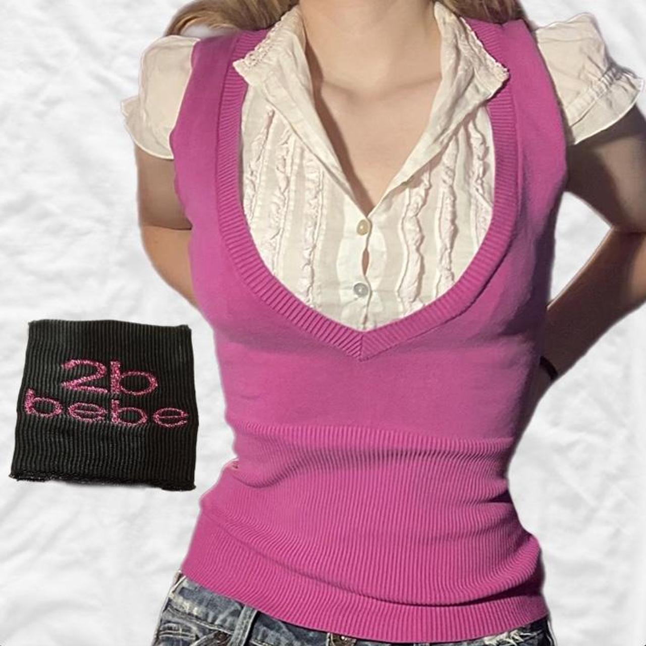 pink bebe milkmaid top , 🚨 h/o: $220, ik the price is
