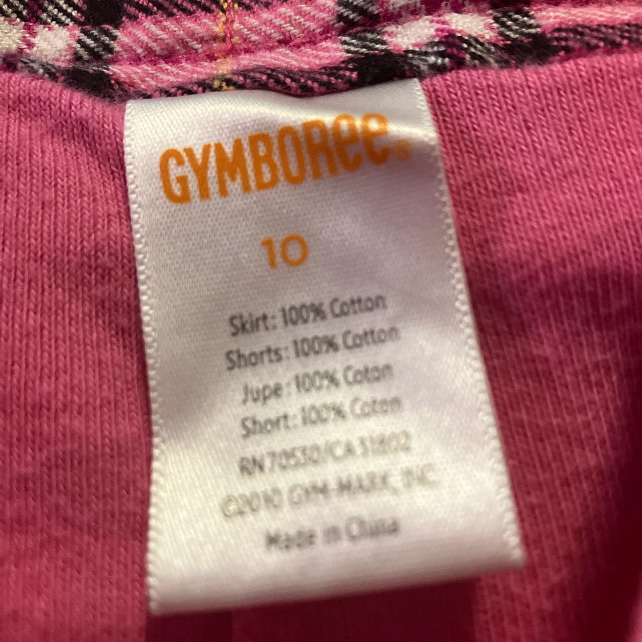 Gymboree pink / black tiered plaid skirt , ★features