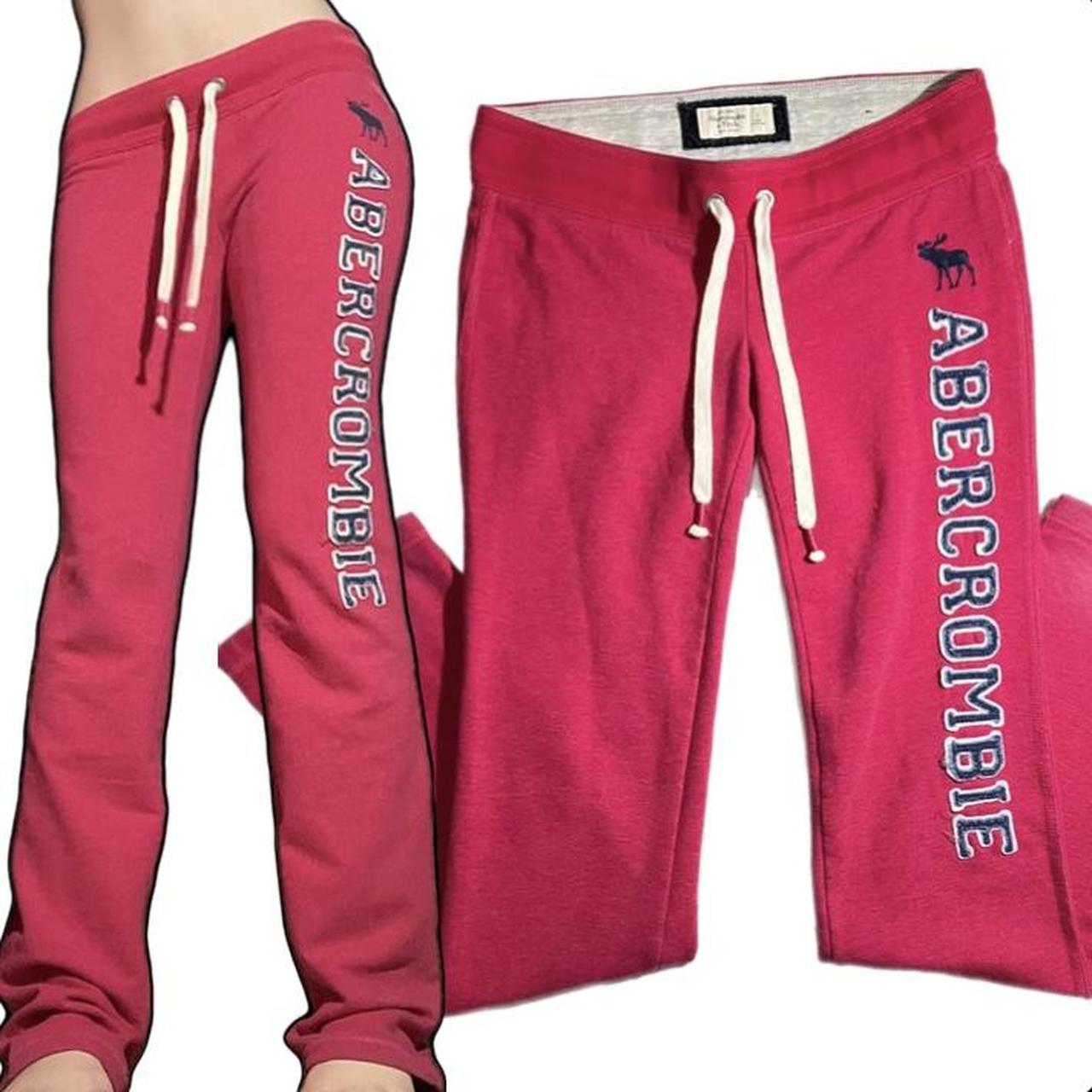 Hollister by Abercrombie Women's Pink Classic Banded Sweatpants