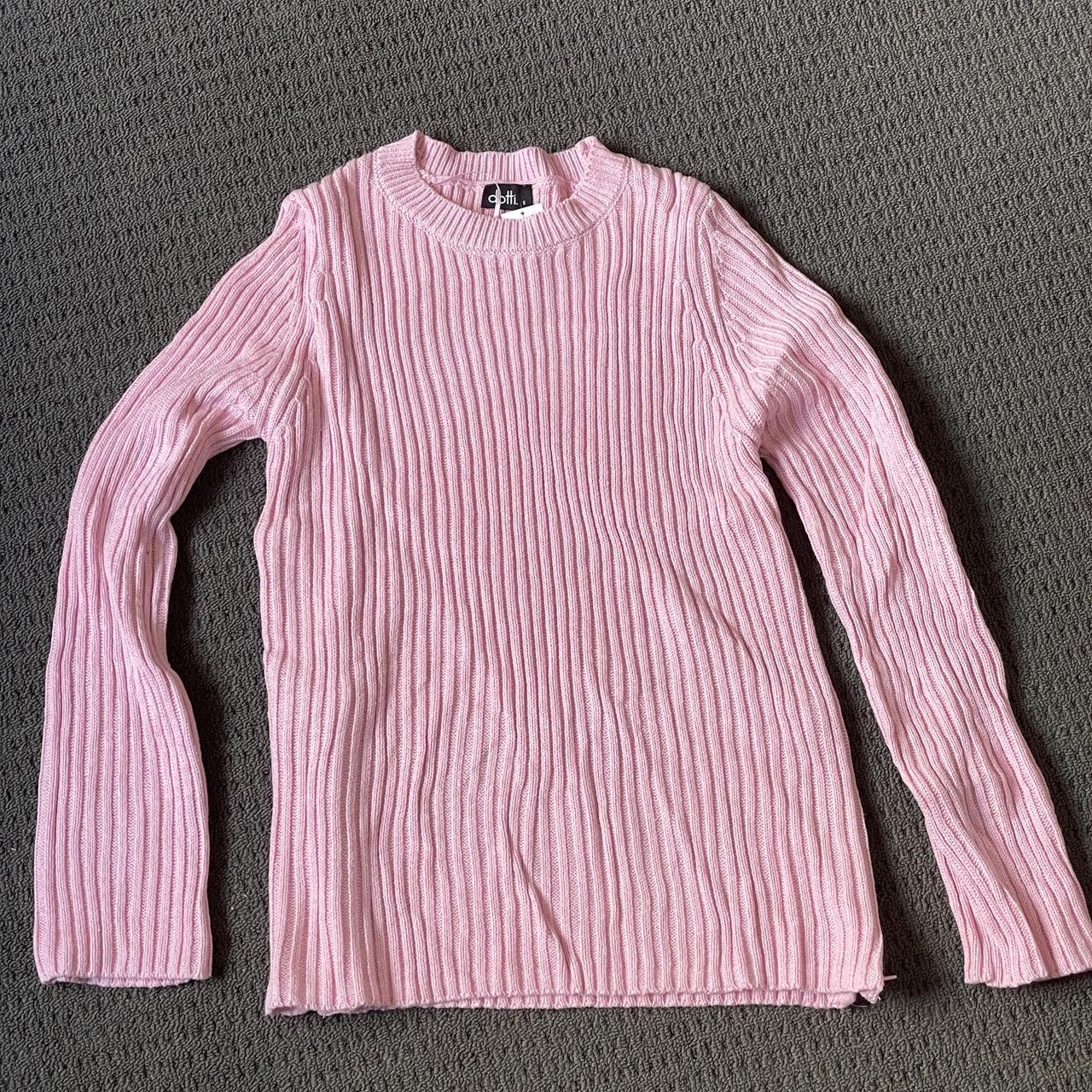 Soft pink long sleeve from Dotti Size S but can be... - Depop