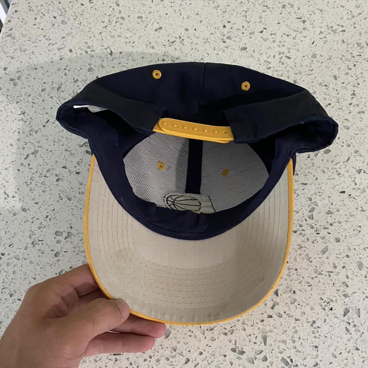 vintage 90s indiana pacers logo athletic snapback... Depop