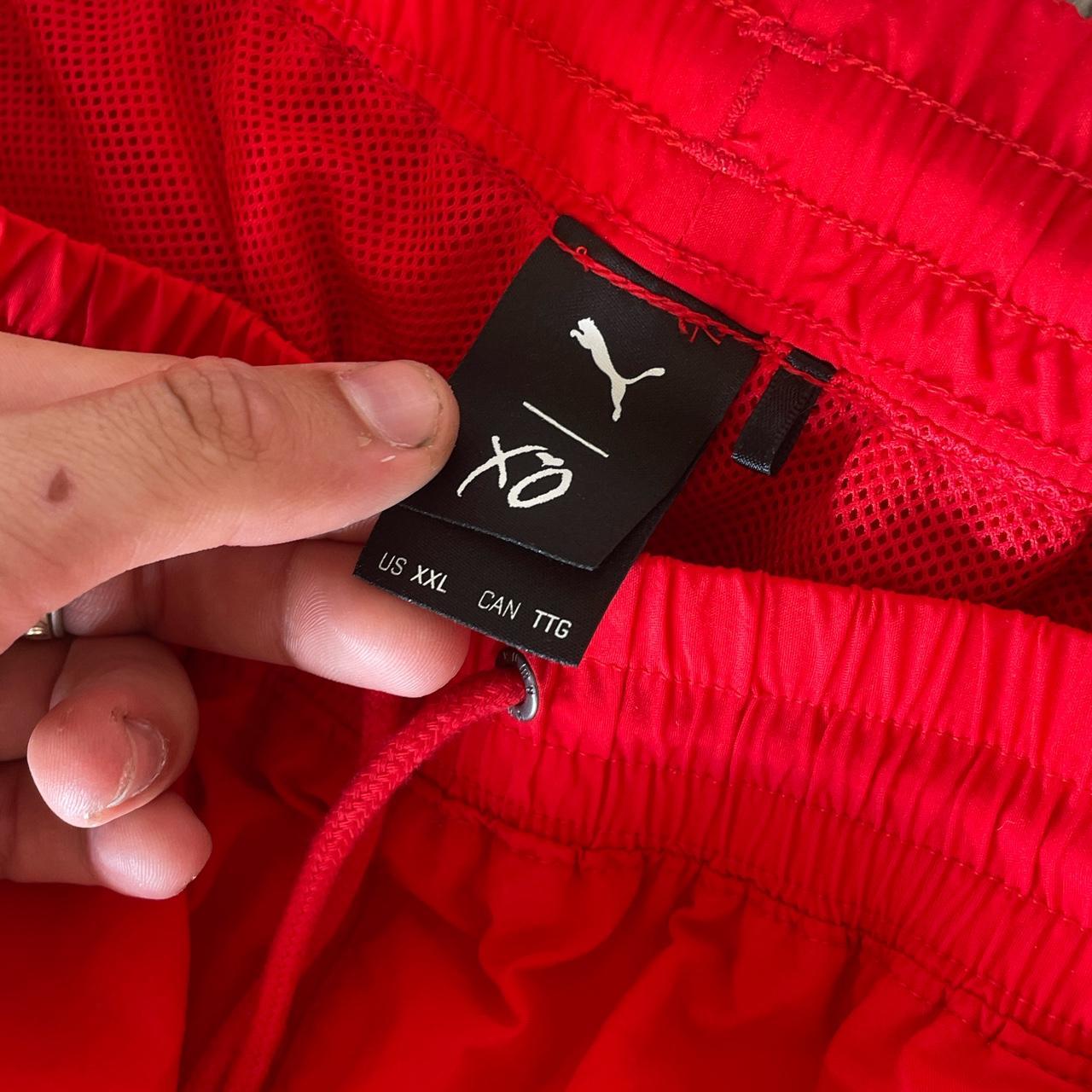 crazy baggy track pants from puma x the weeknd xo... Depop