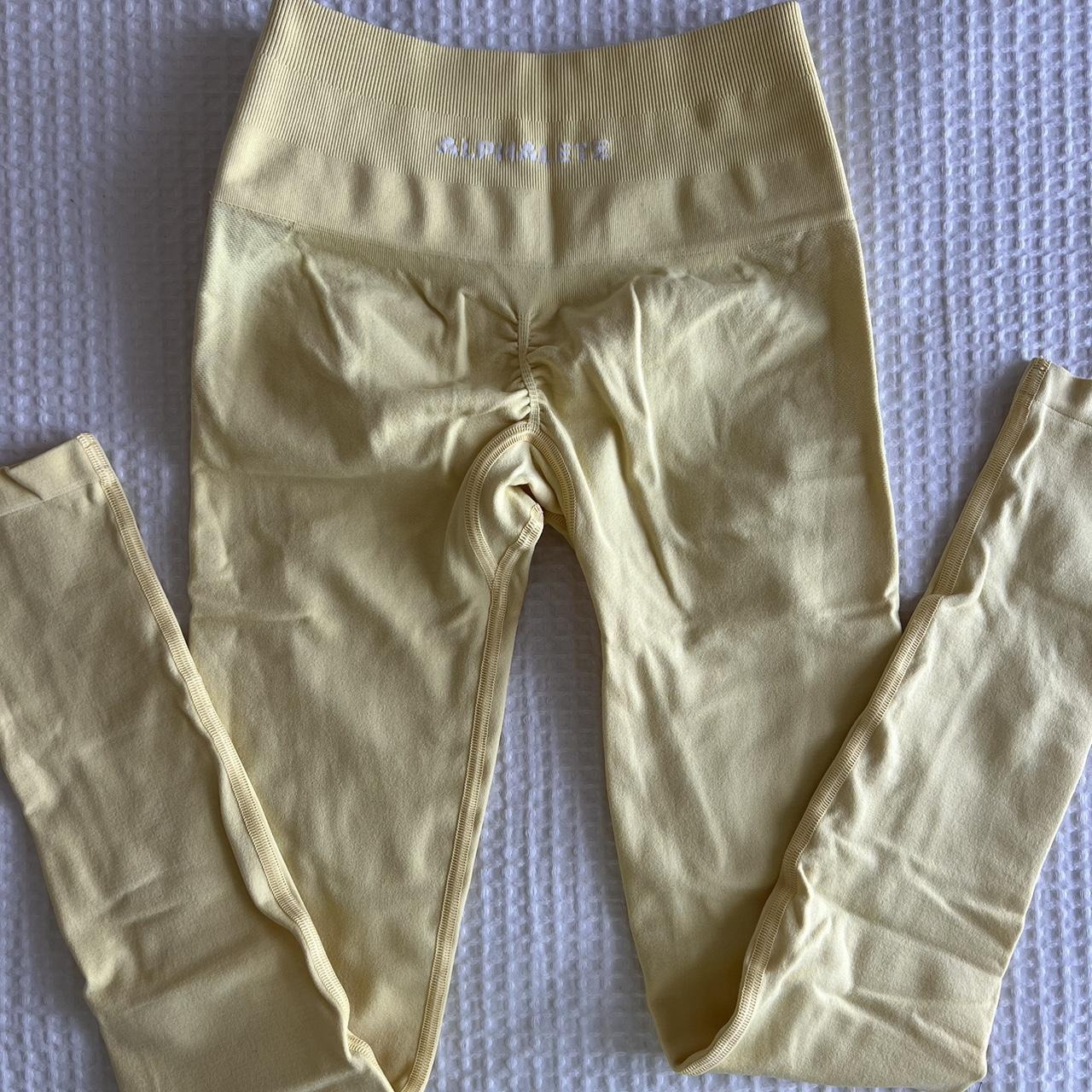 Alphalete workout leggings. The color is a soft... Depop