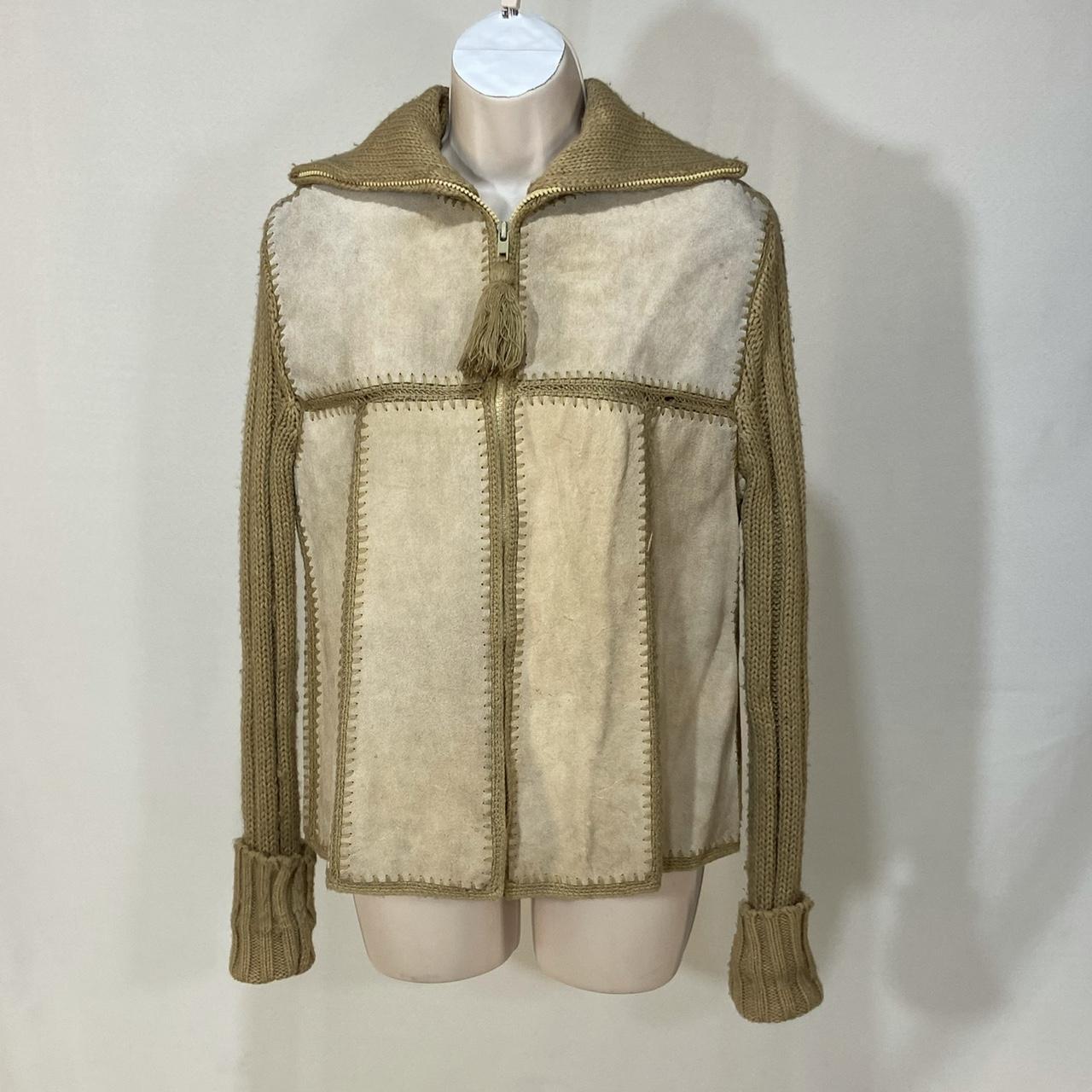 FOB Paris Women's Tan and Khaki Jacket