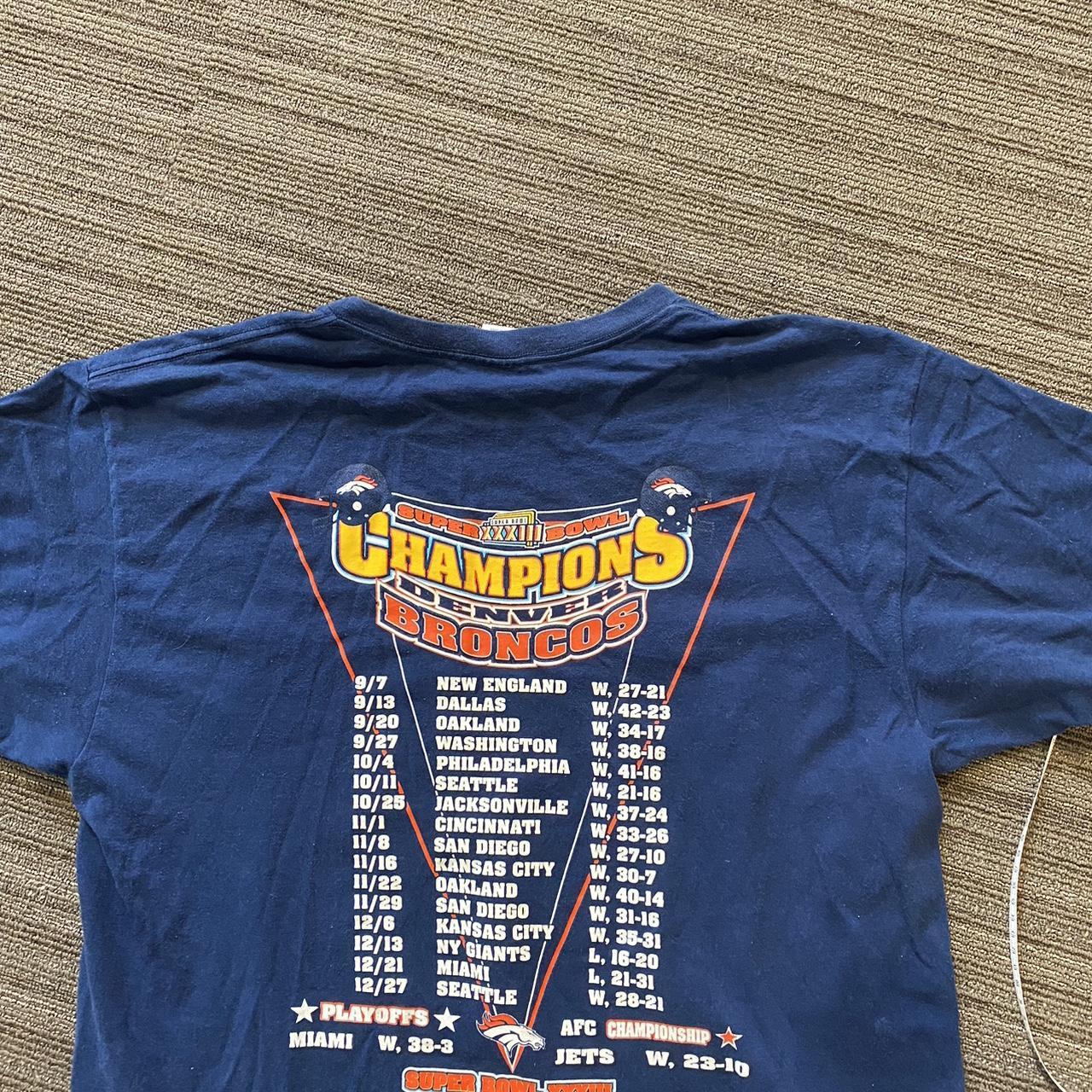 70s Denver Broncos vintage Super Bowl tee Tee has - Depop