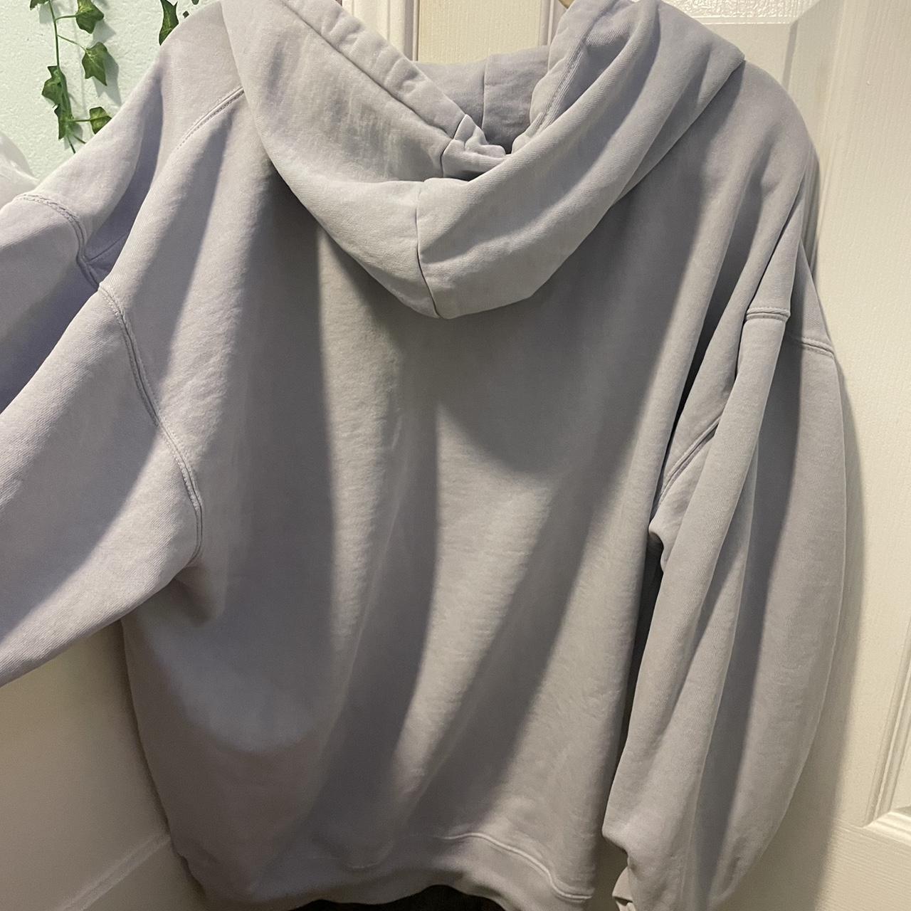 Brandy Melville Women's Blue Hoodie | Depop