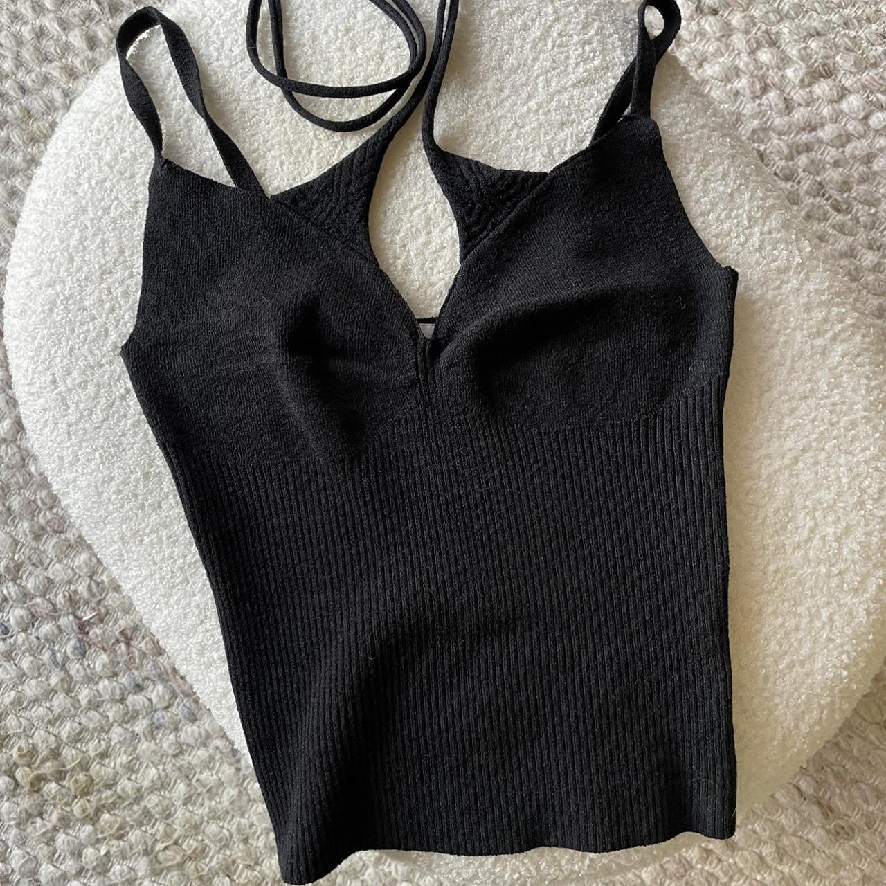 Rozalia for Atoir black knit cami top. Worn once or... - Depop