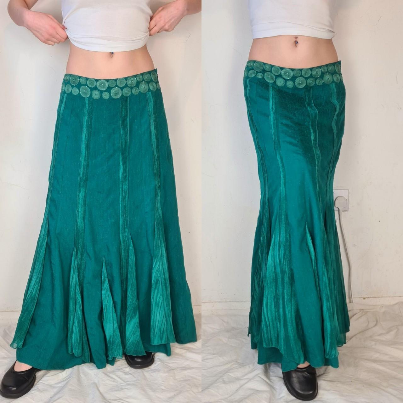 Marks & Spencer Women's Green Skirt Depop