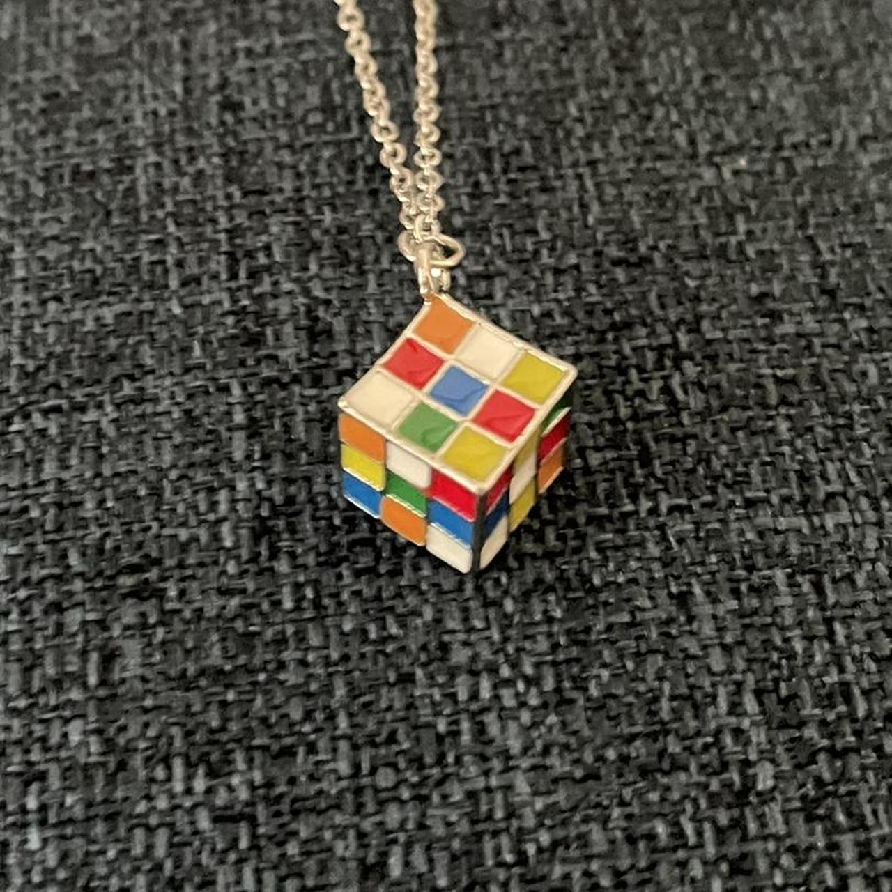 Rubik's cube necklace – OUTR® Official