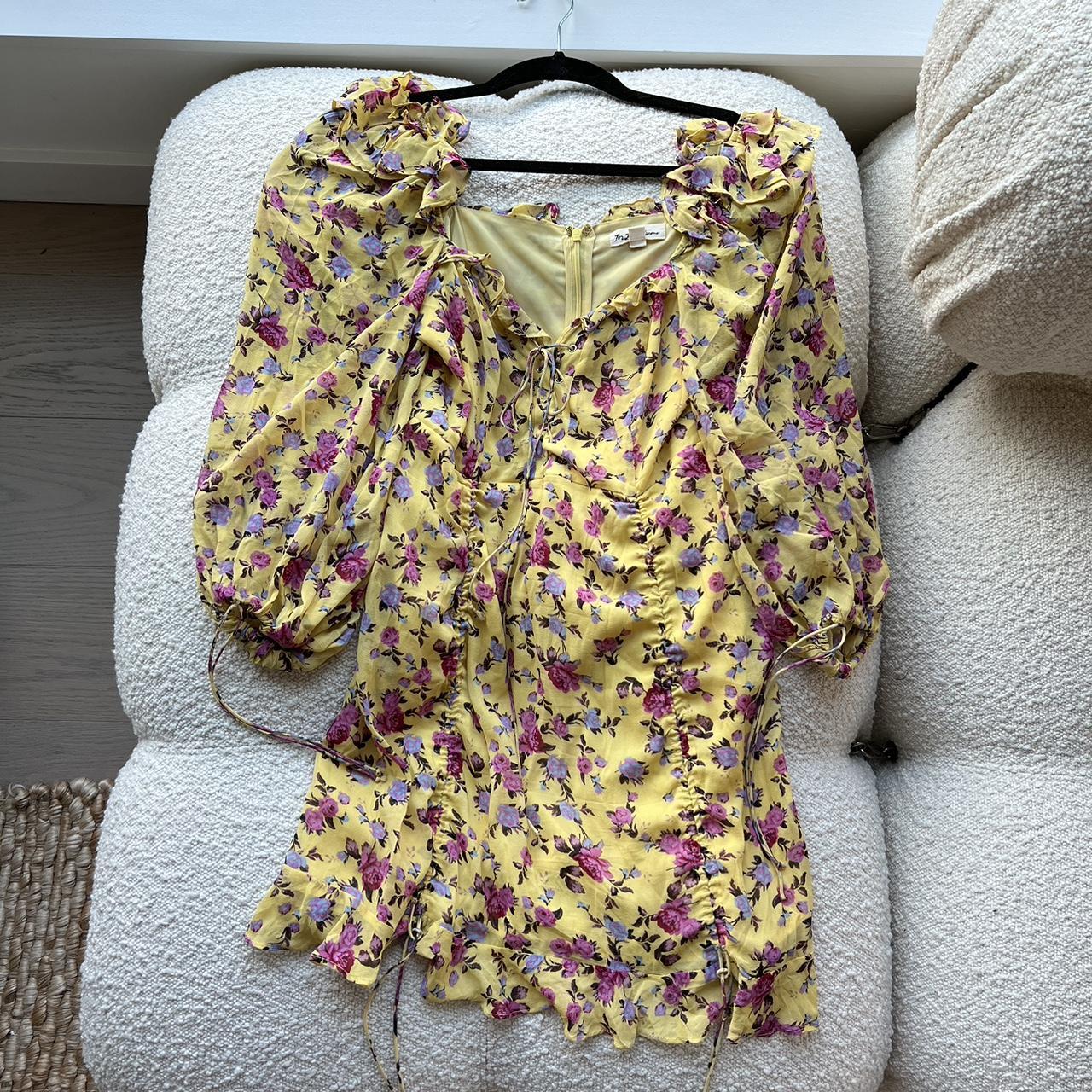 For love and hotsell lemons yellow floral dress