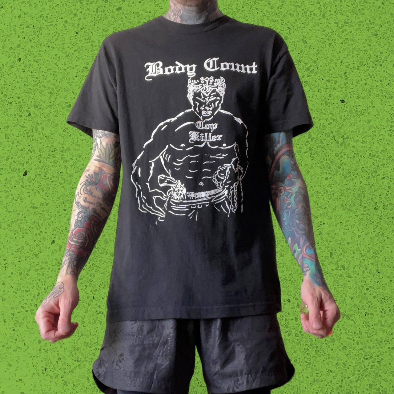 Body Count Cop Killer t shirt Ice T rap style metal... Depop