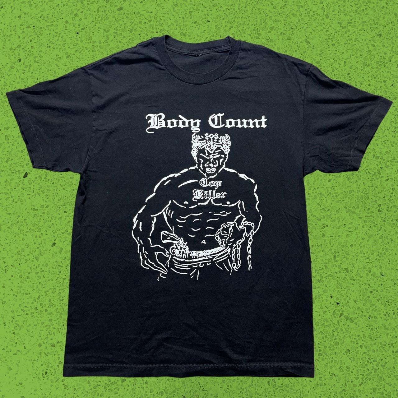 Body Count Cop Killer t shirt Ice T rap style metal... Depop